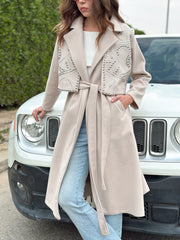 Charisma beige coat& vest