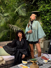 Isabella Poncho Black