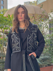 Charisma black coat&vest