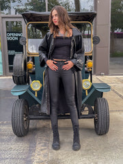 Idole coat with zipper