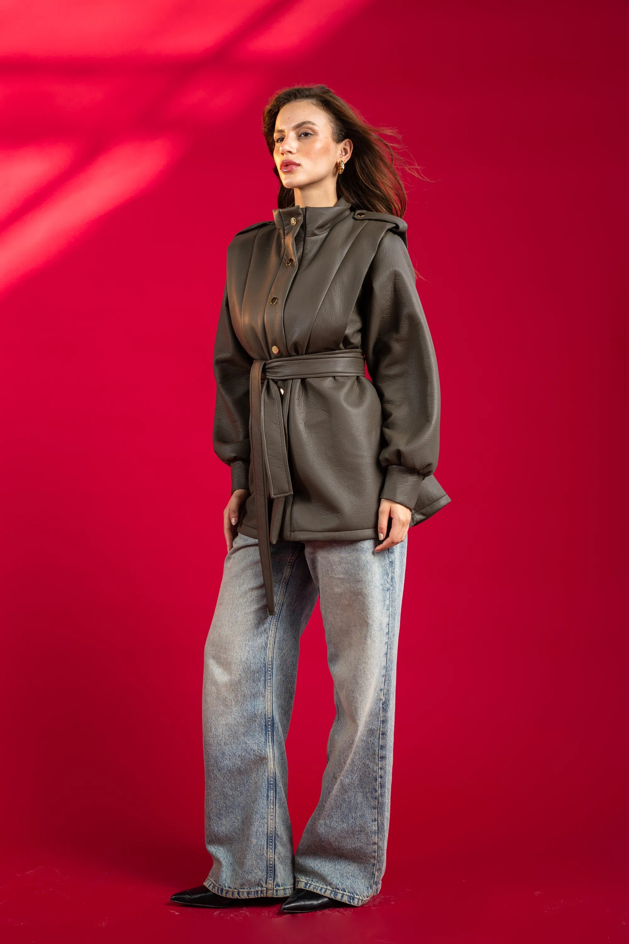 Charme Jacket in Olive