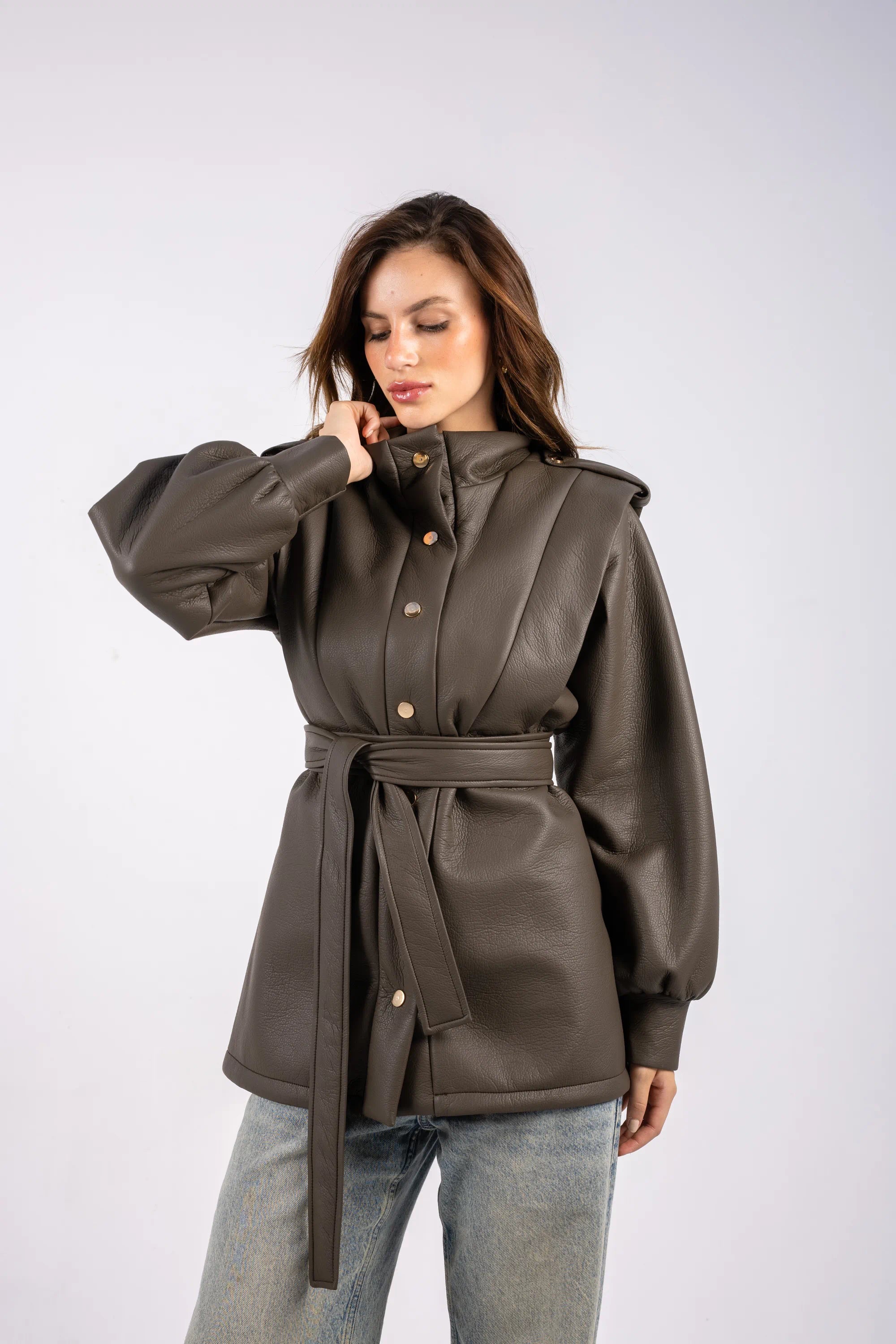 Charme Jacket in Olive