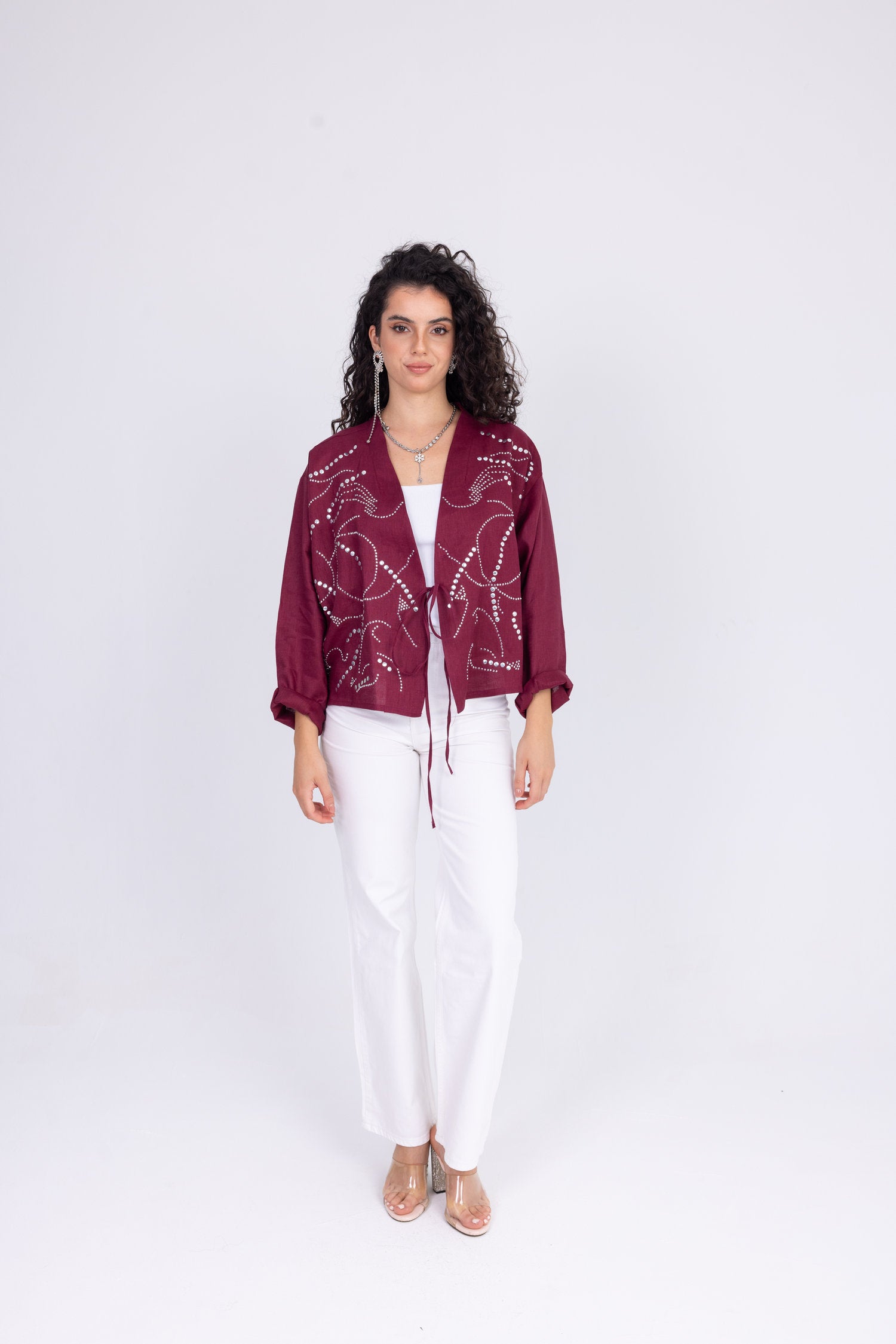 Melody Shirt in Burgundy