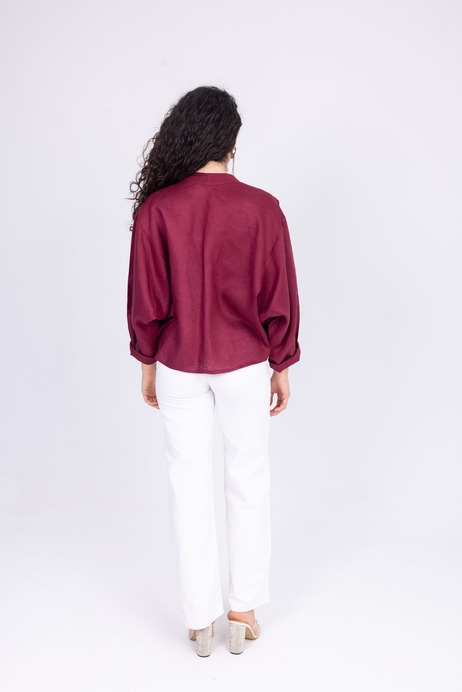 Melody Shirt in Burgundy