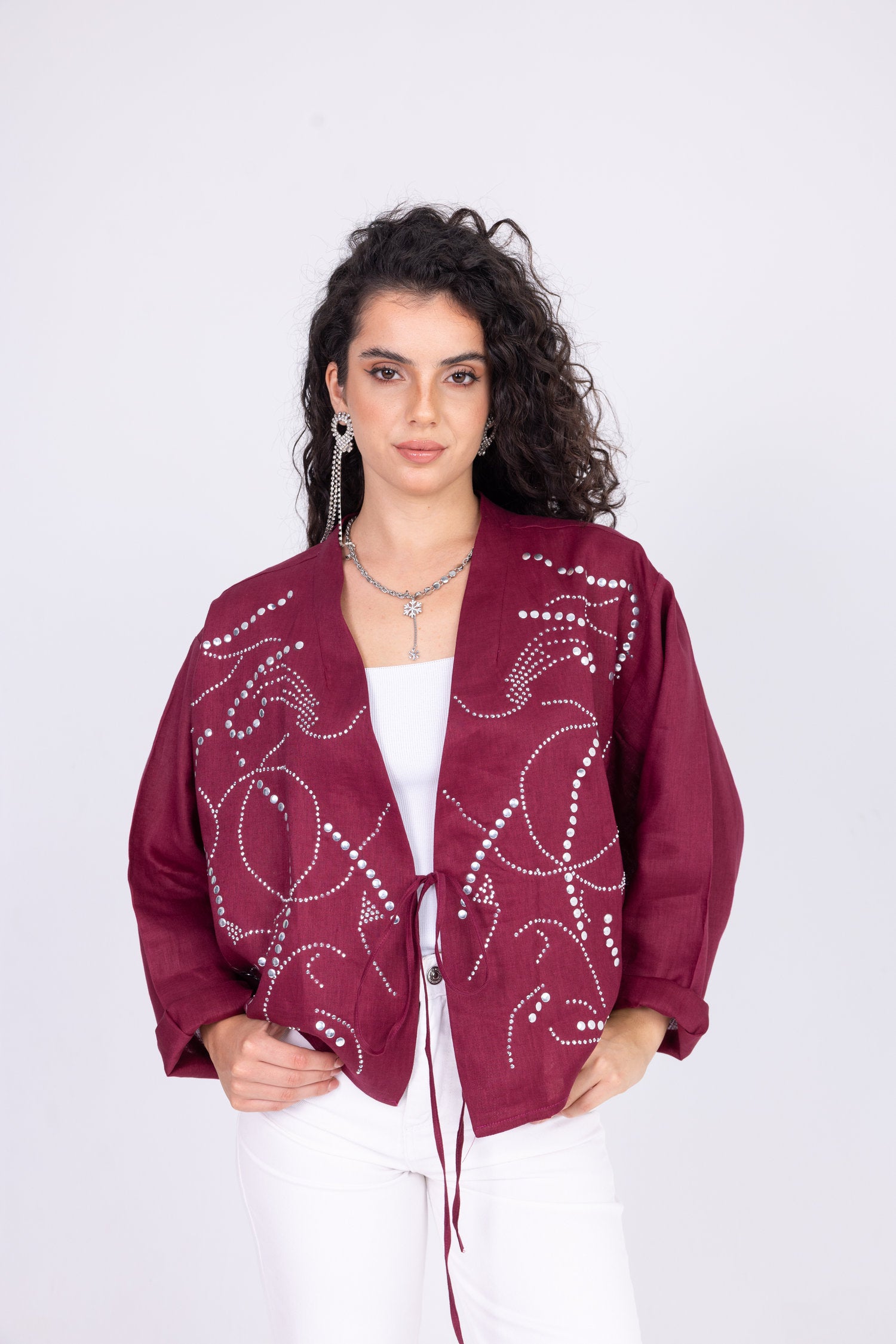 Melody Shirt in Burgundy