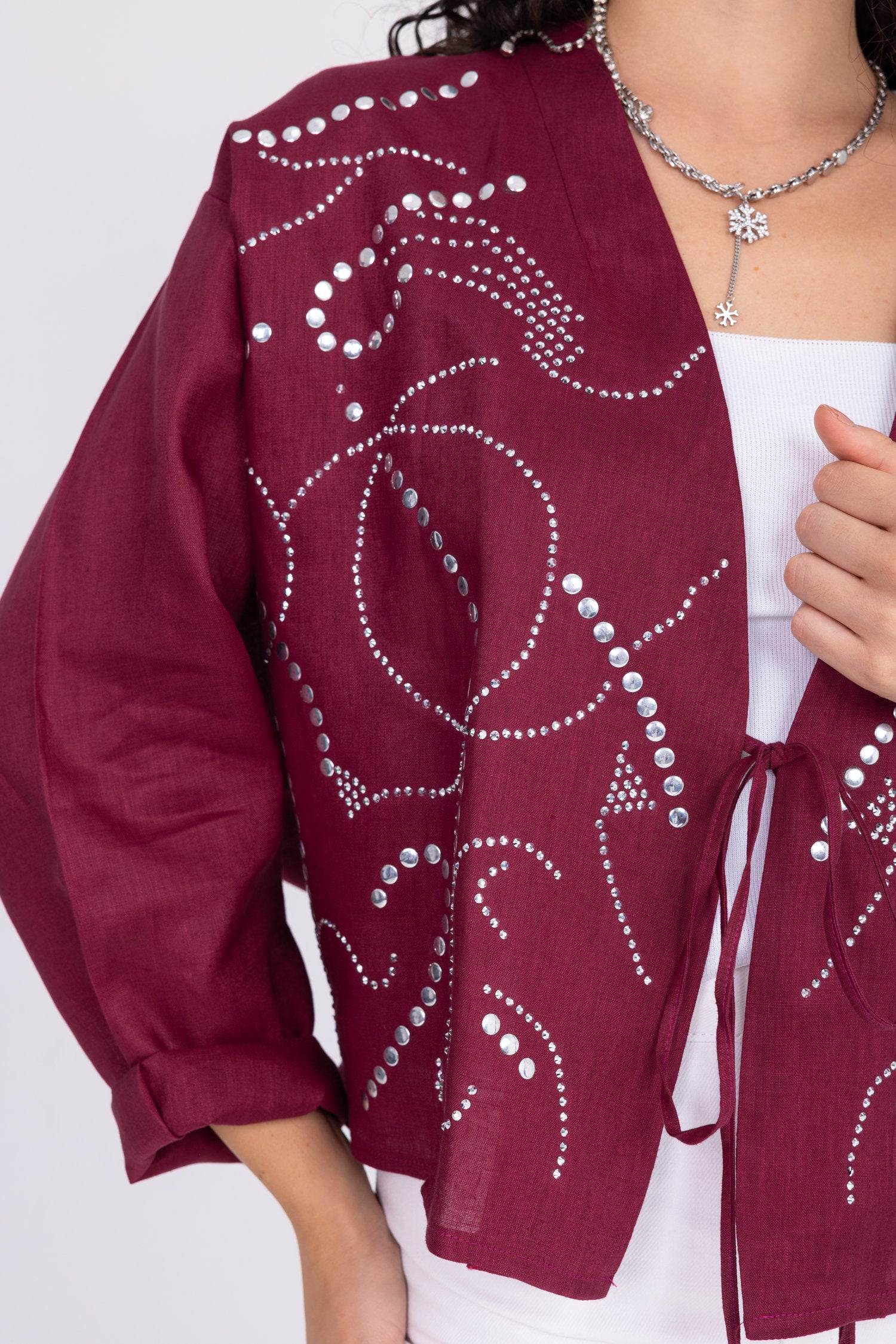 Melody Shirt in Burgundy