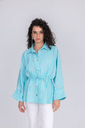 Sketch Shirt in Turquoise