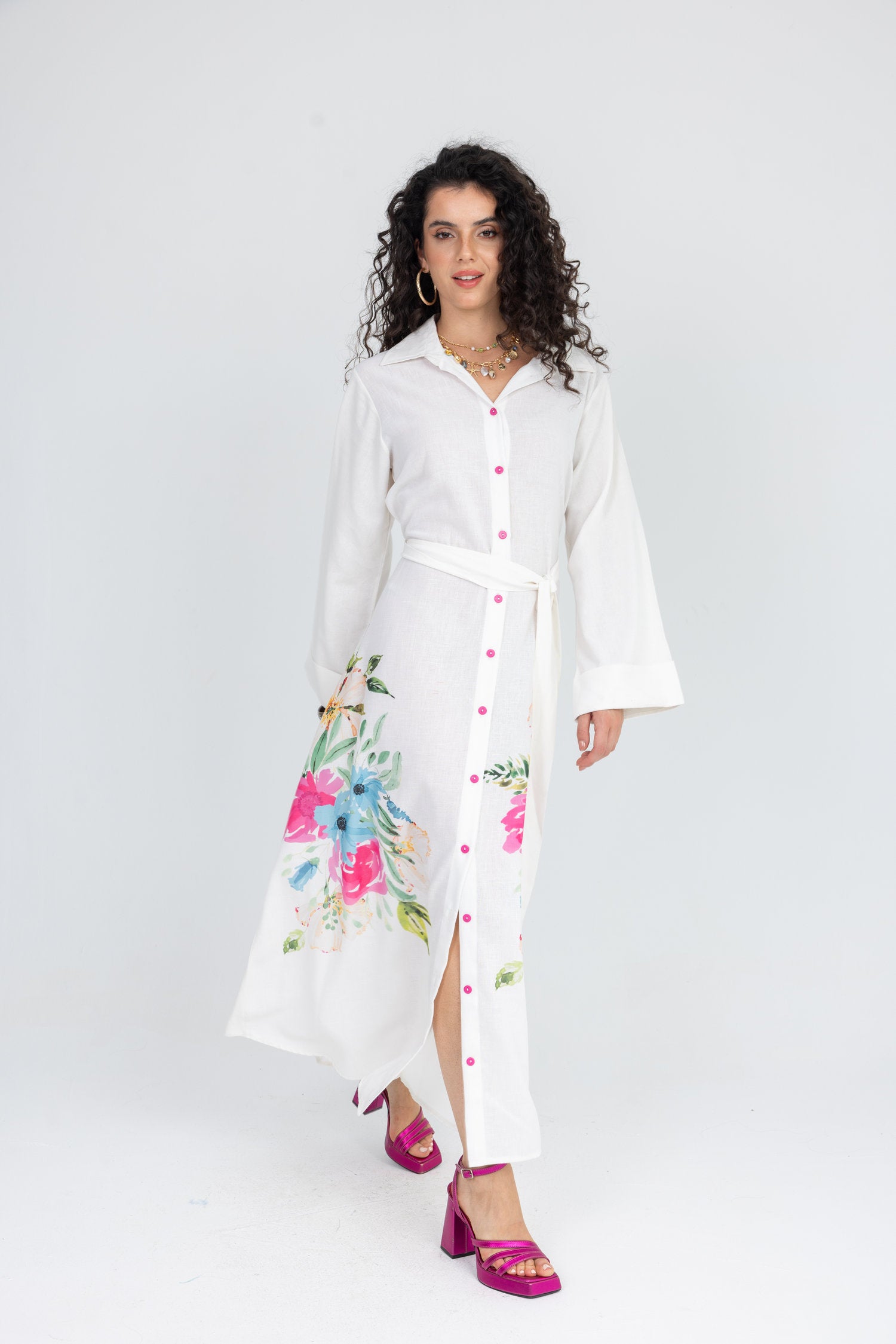 Dove Long Sleeve Dress