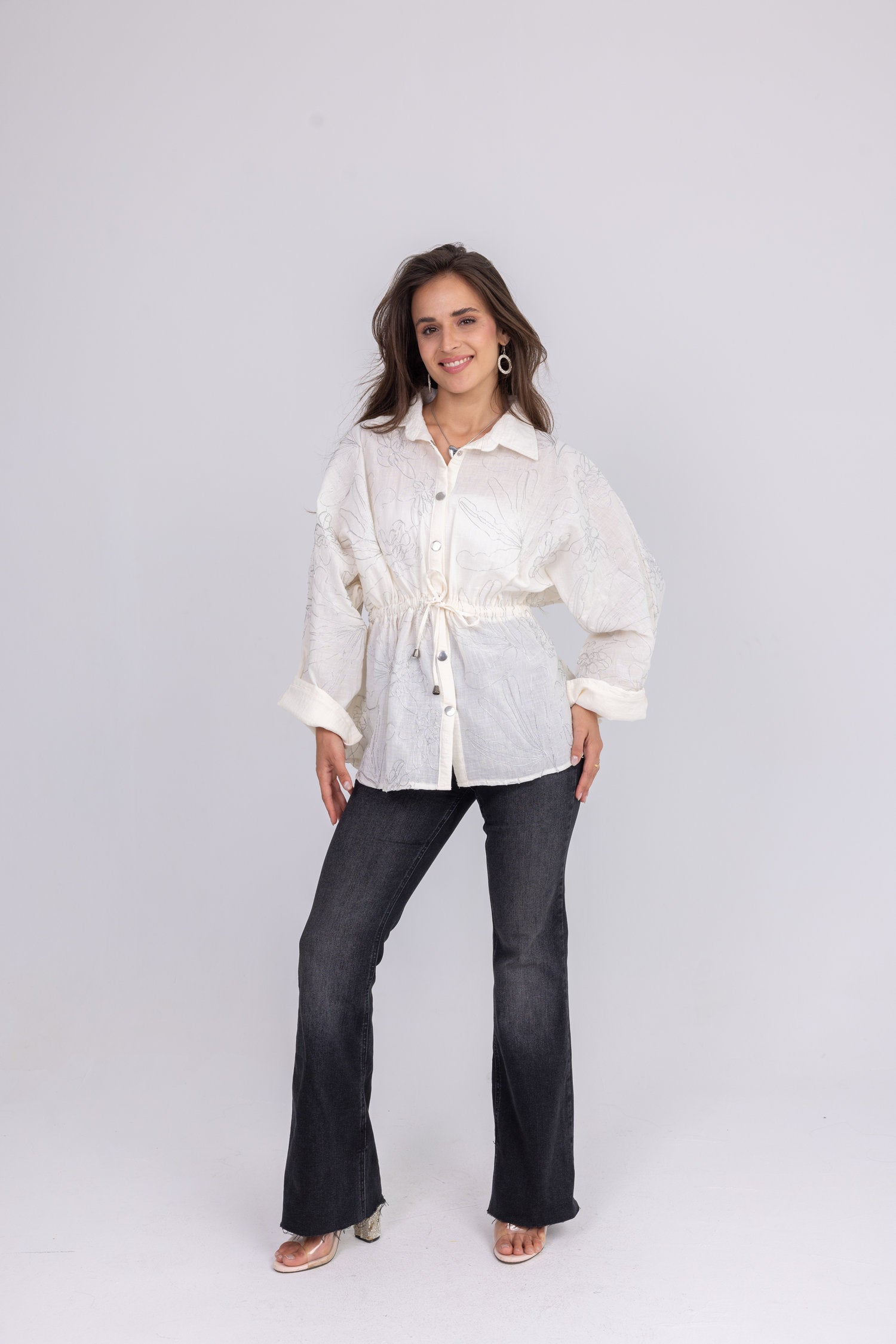 Sketch Shirt in Off-White