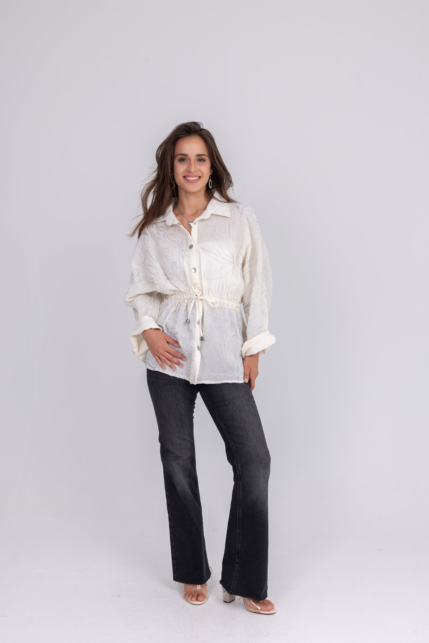 Sketch Shirt in Off-White