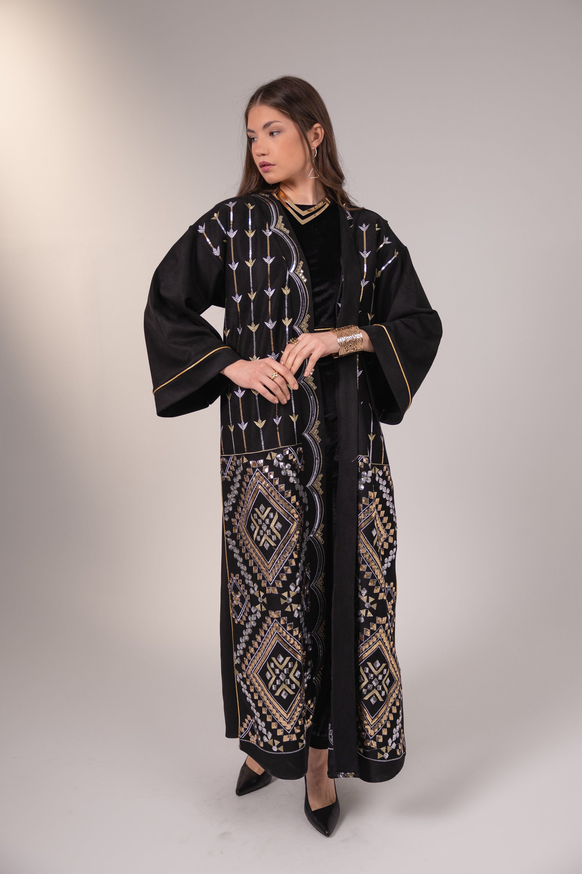 Nadia Kaftan in Black