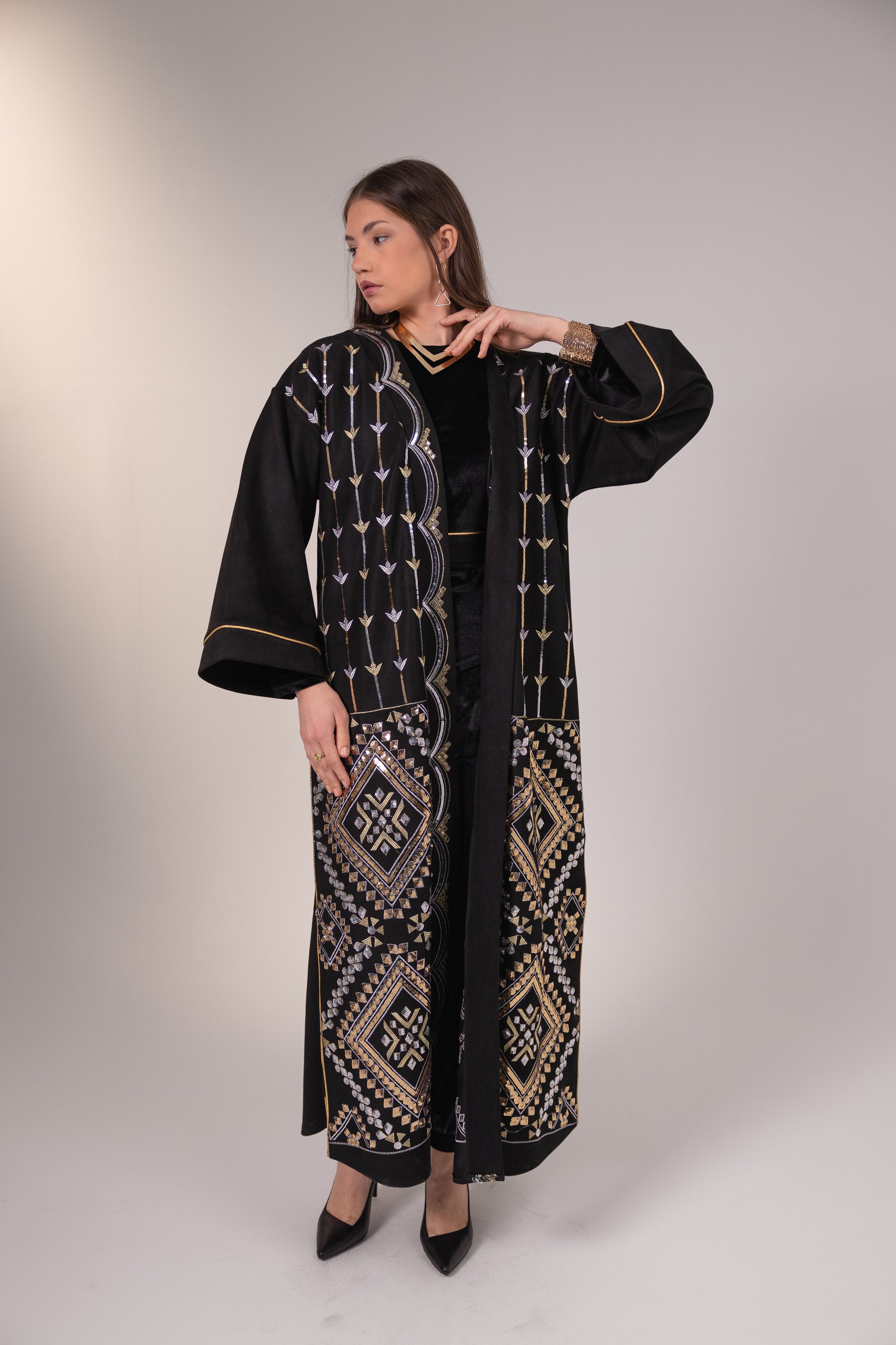 Nadia Kaftan in Black