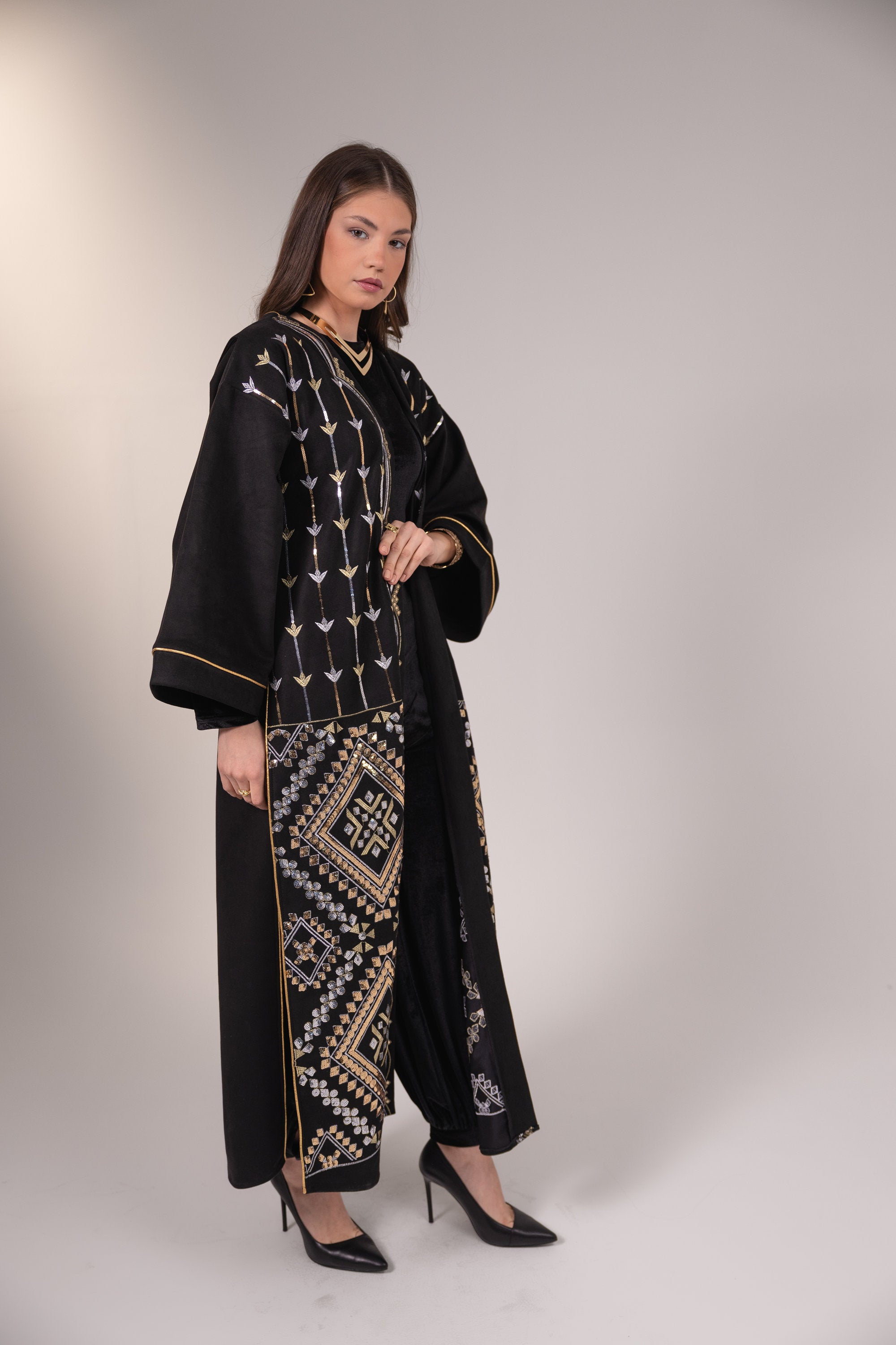 Nadia Kaftan in Black