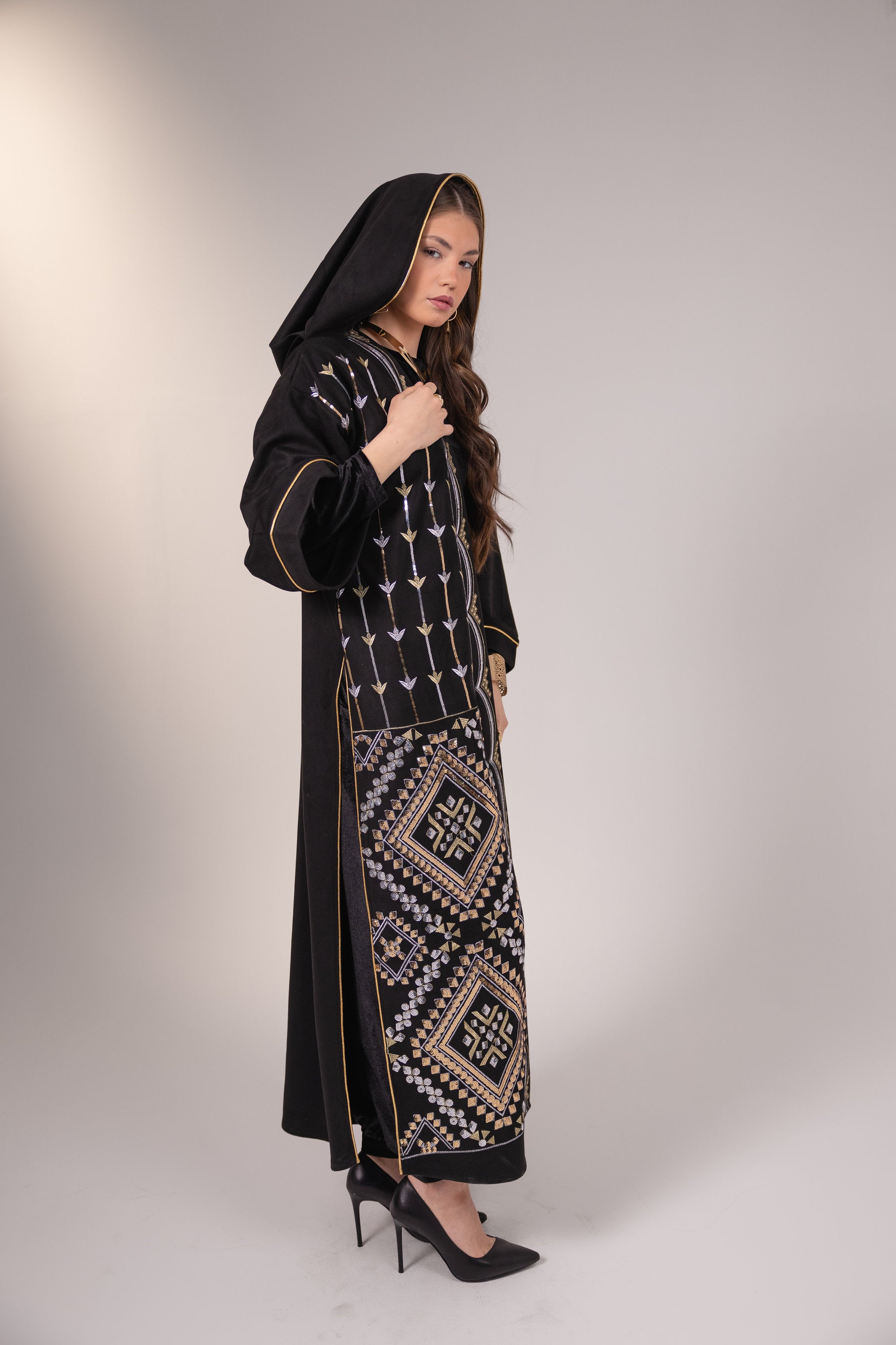 Nadia Kaftan in Black