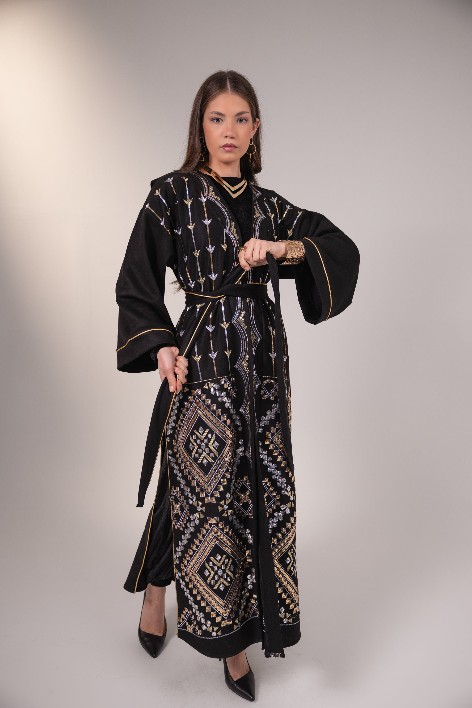 Nadia Kaftan in Black
