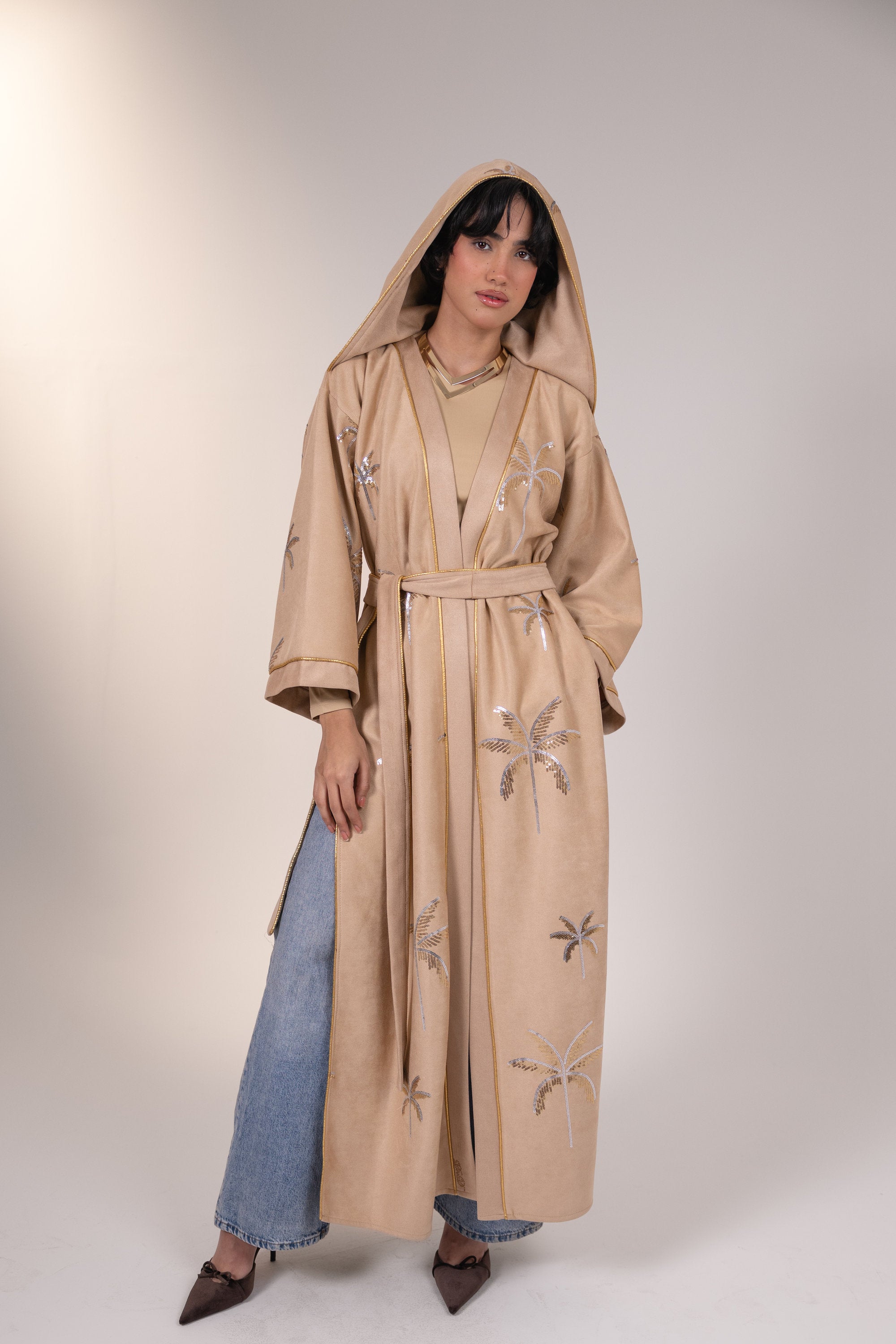 Samia Kaftan in Beige