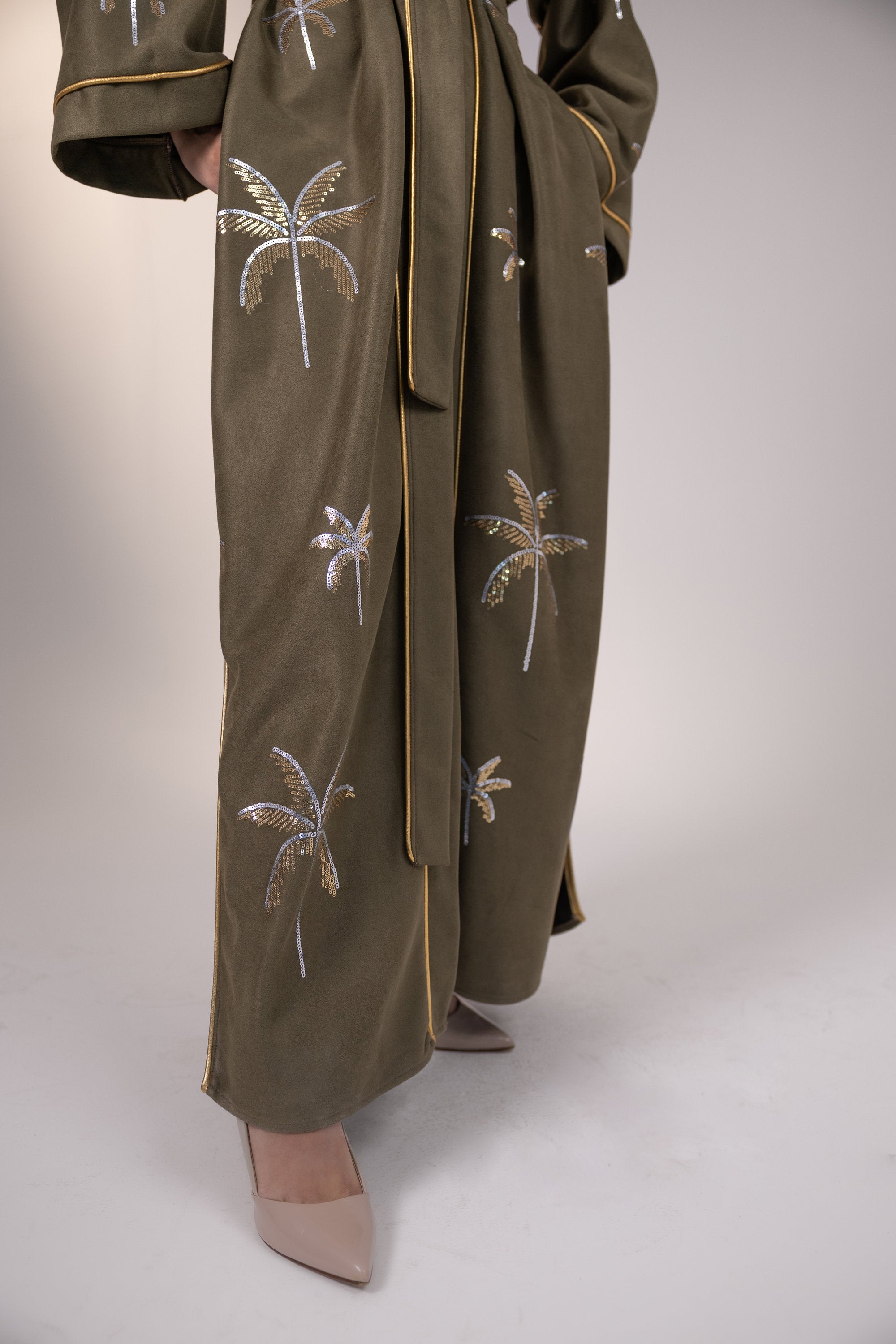 Samia Kaftan in Olive