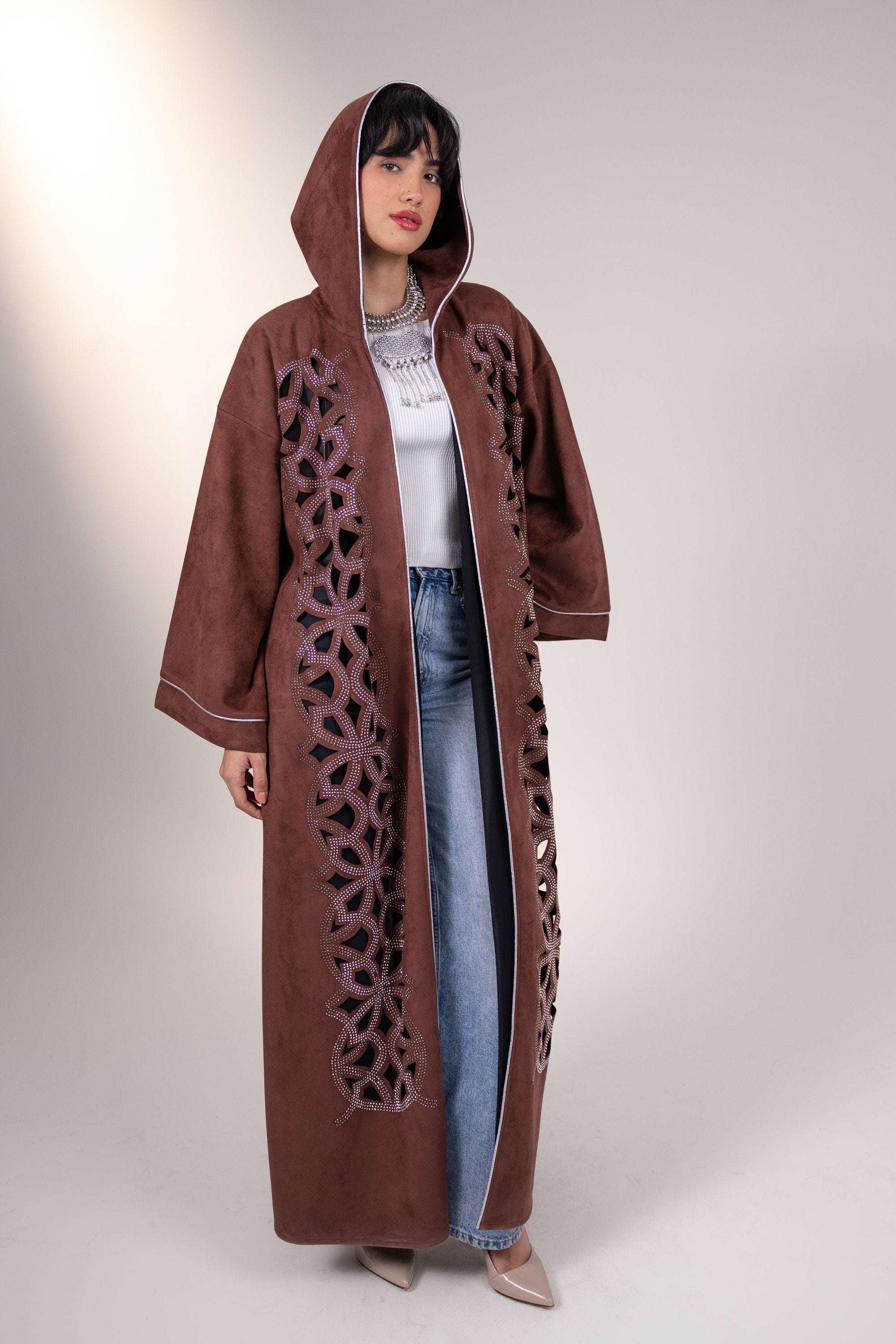Bahia Kaftan in Brown