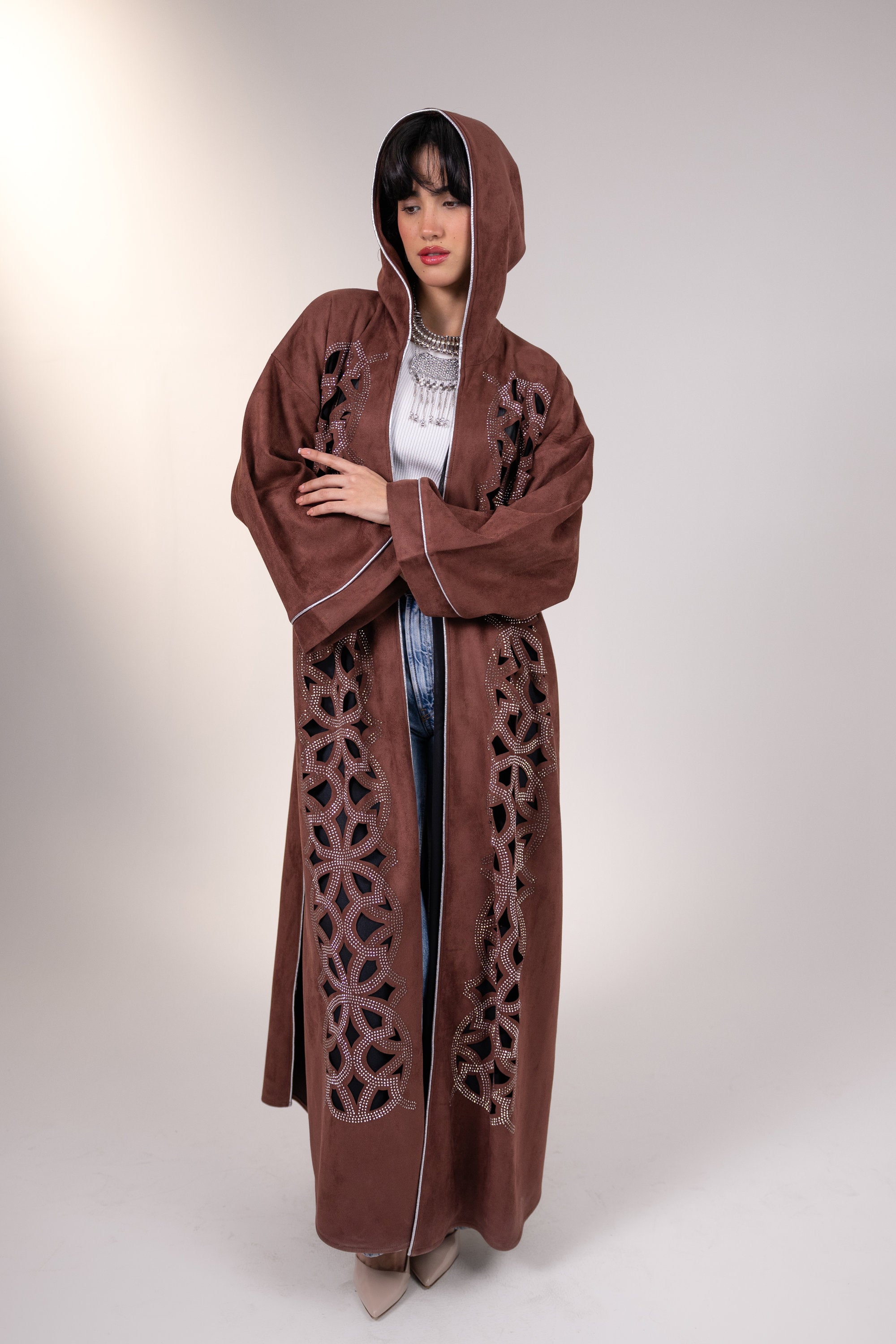 Bahia Kaftan in Brown