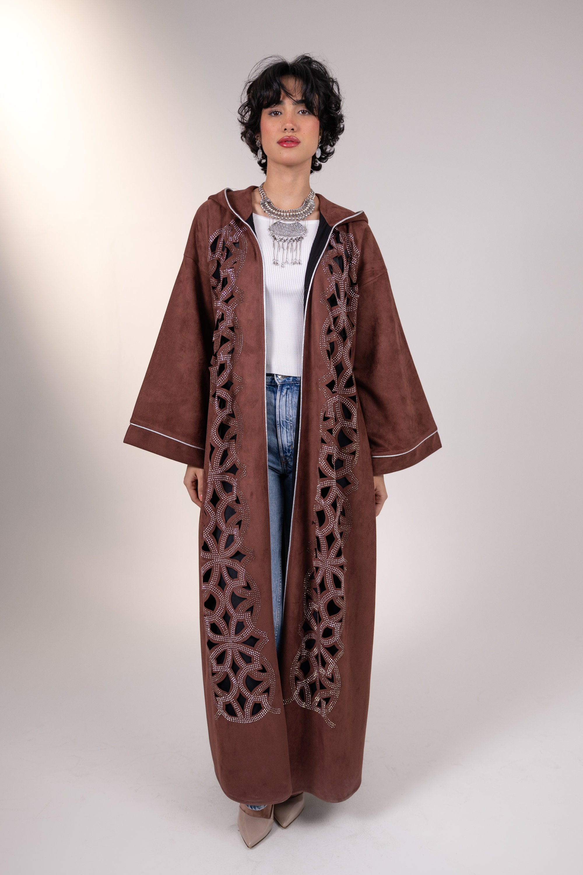 Bahia Kaftan in Brown