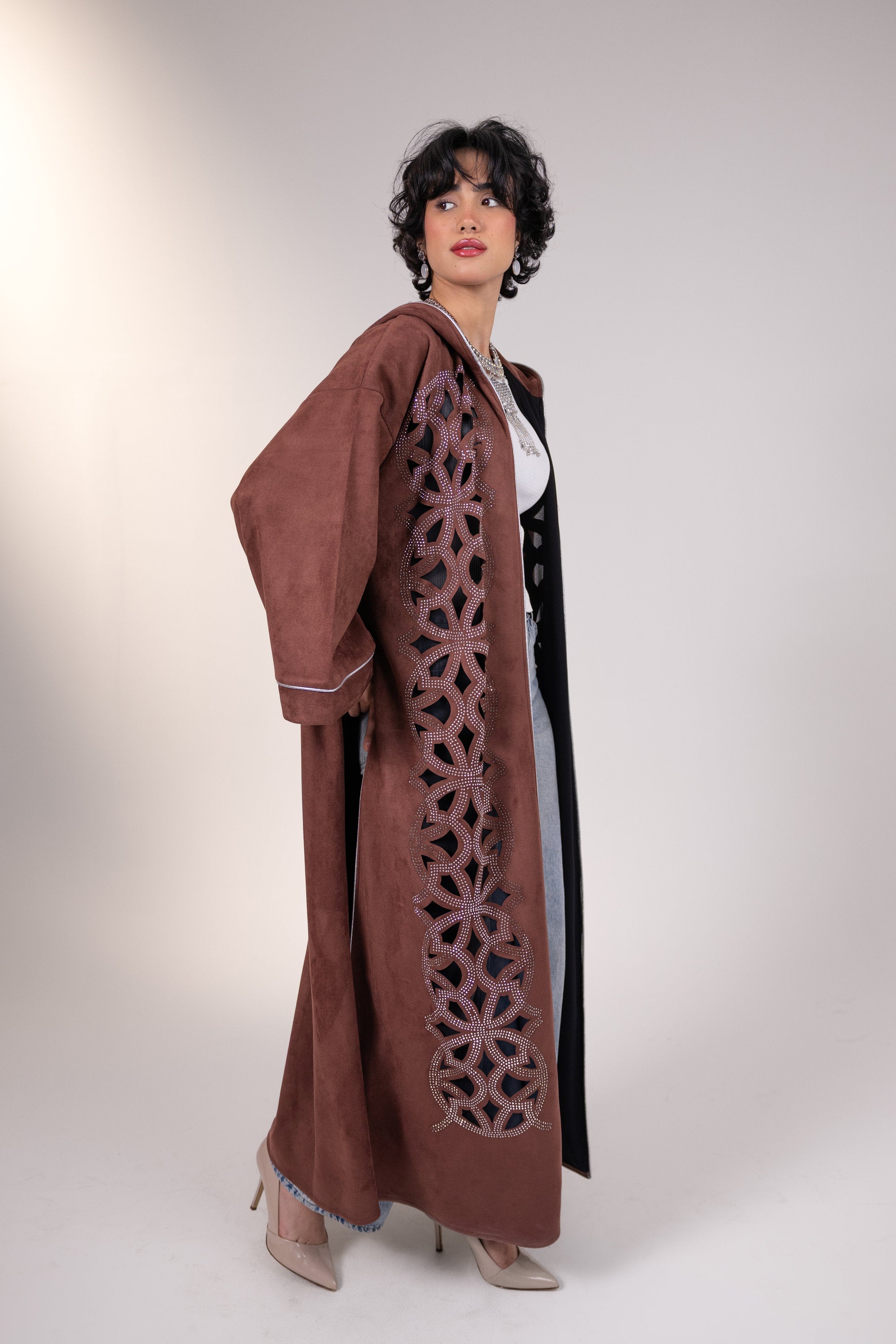 Bahia Kaftan in Brown