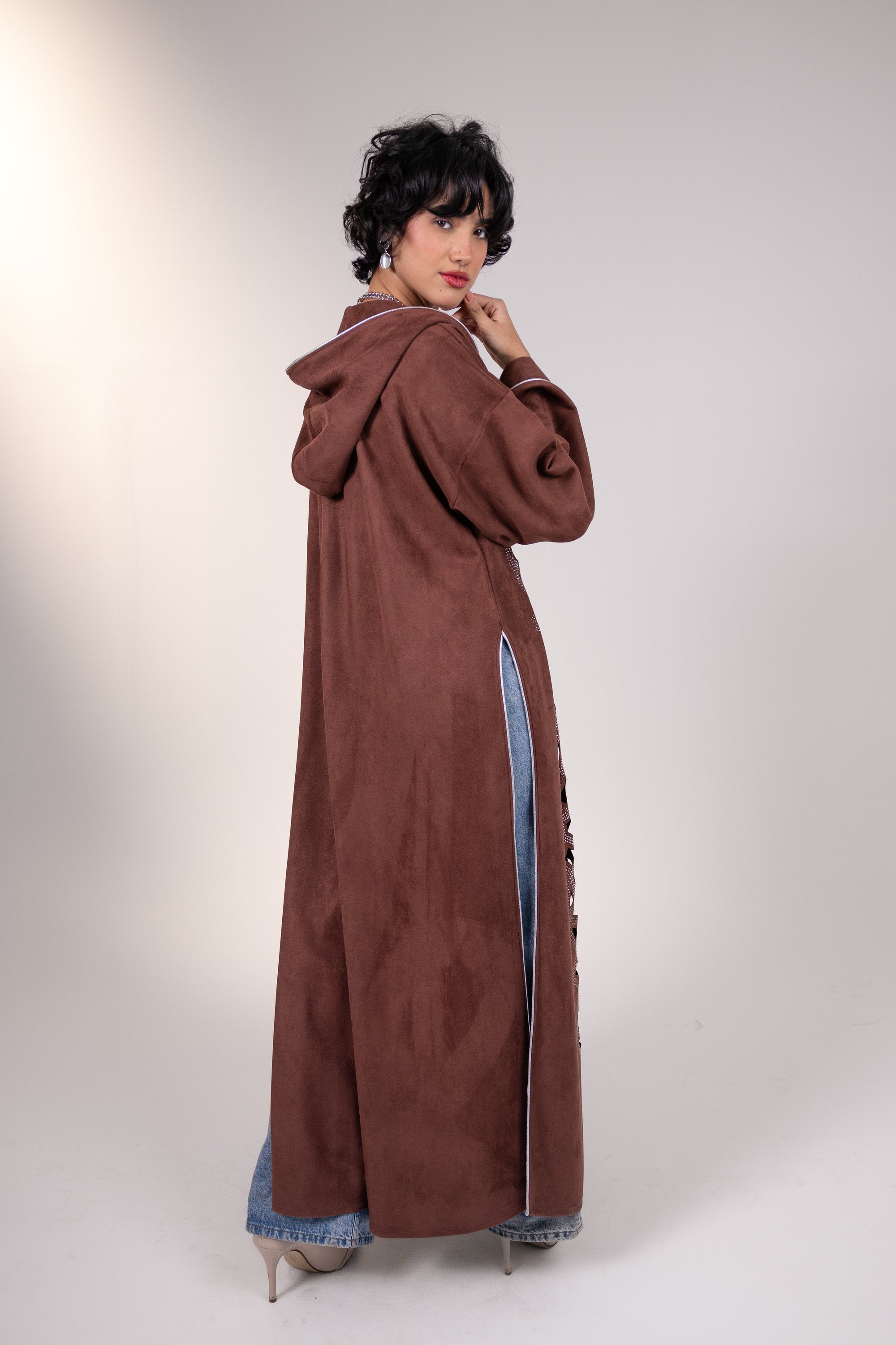 Bahia Kaftan in Brown