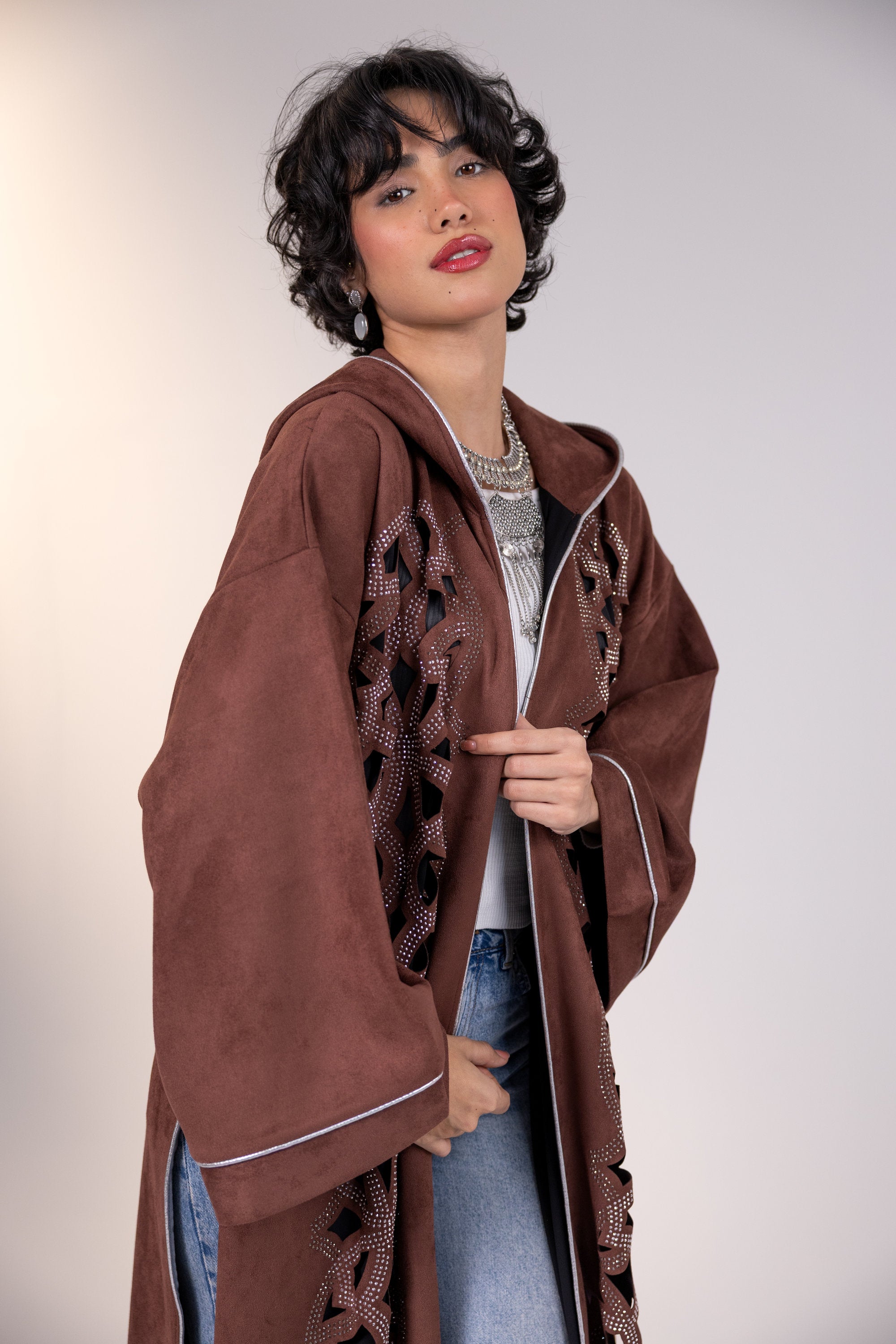 Bahia Kaftan in Brown