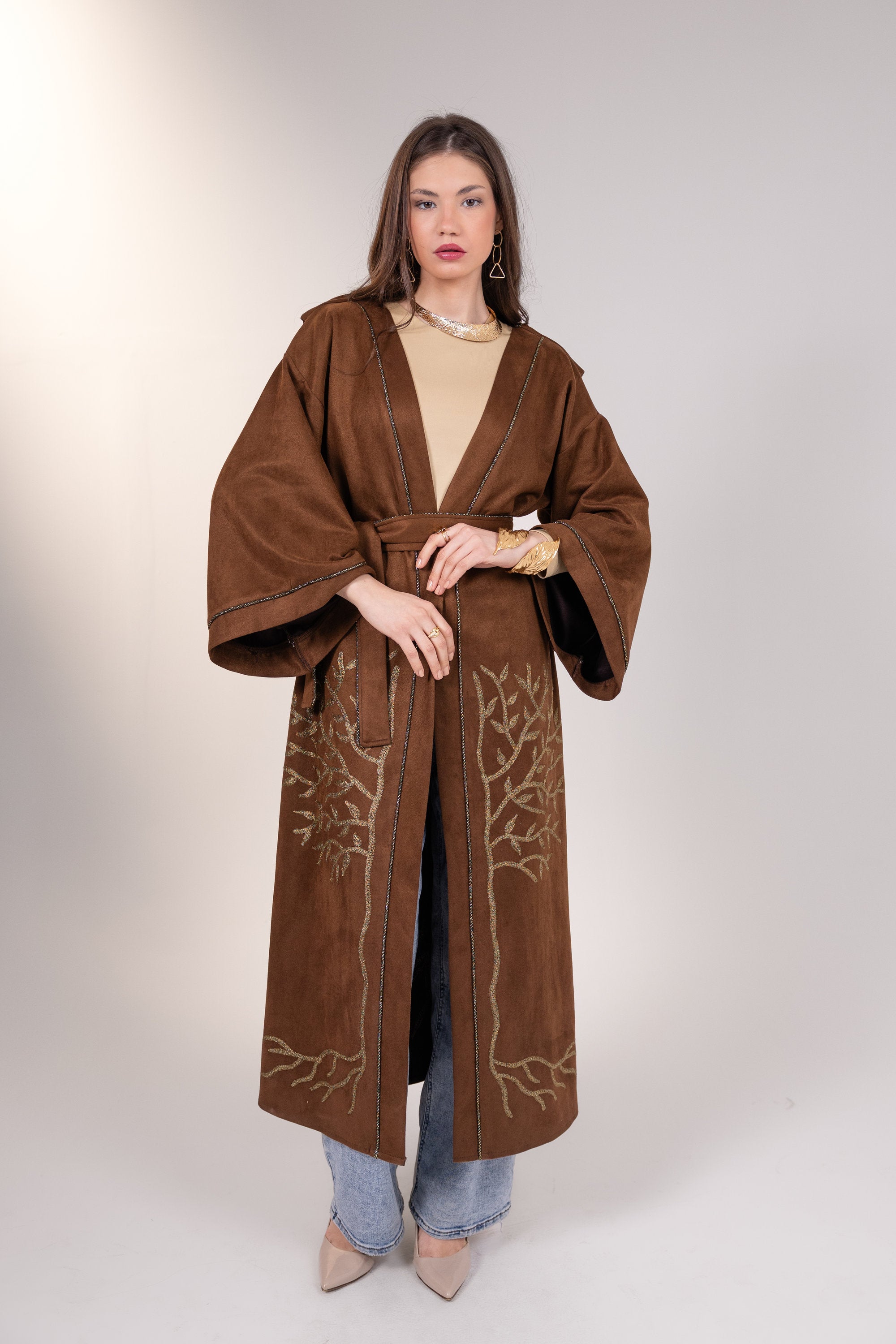 Yassmin Kaftan in Brown
