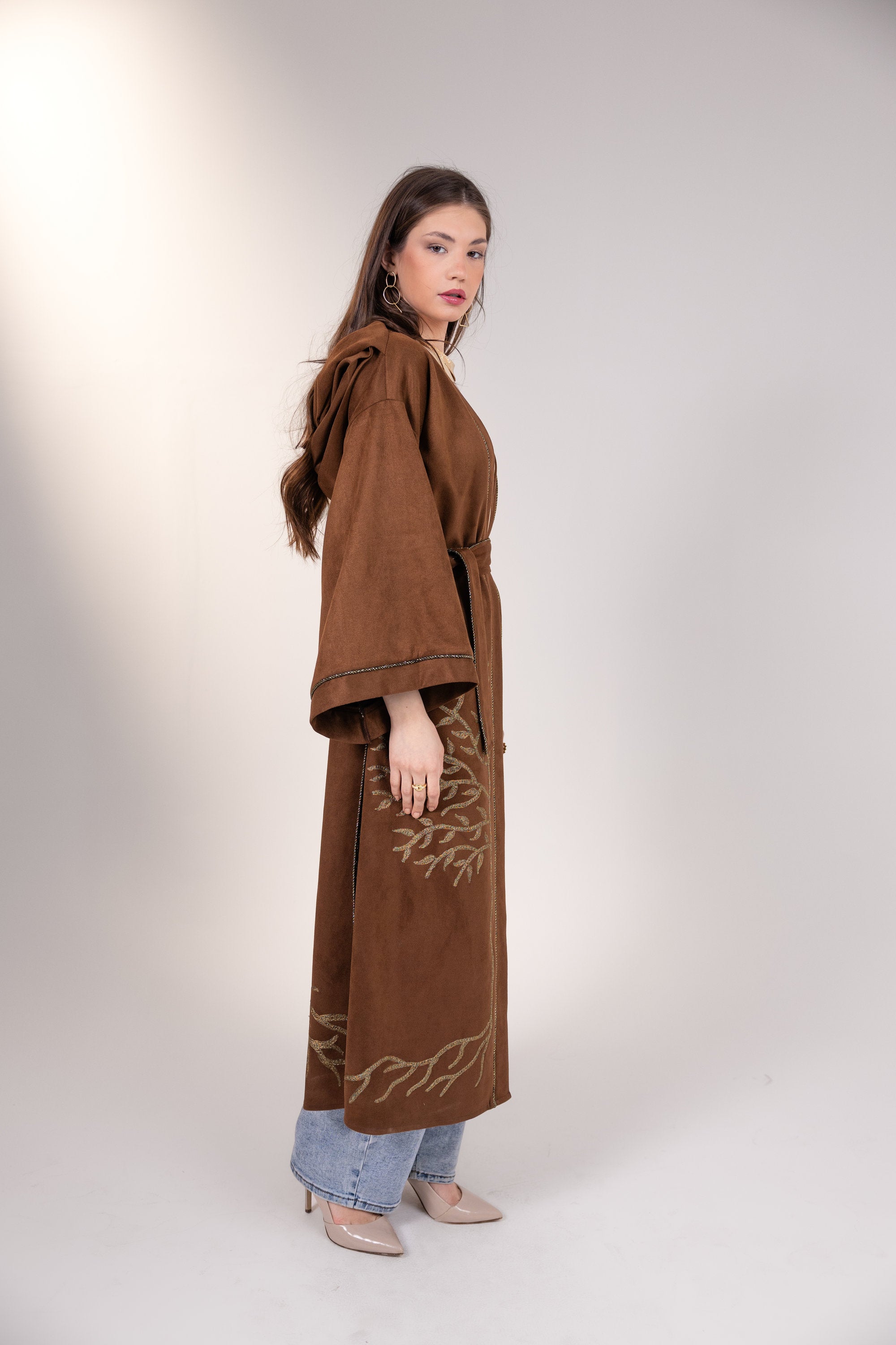 Yassmin Kaftan in Brown