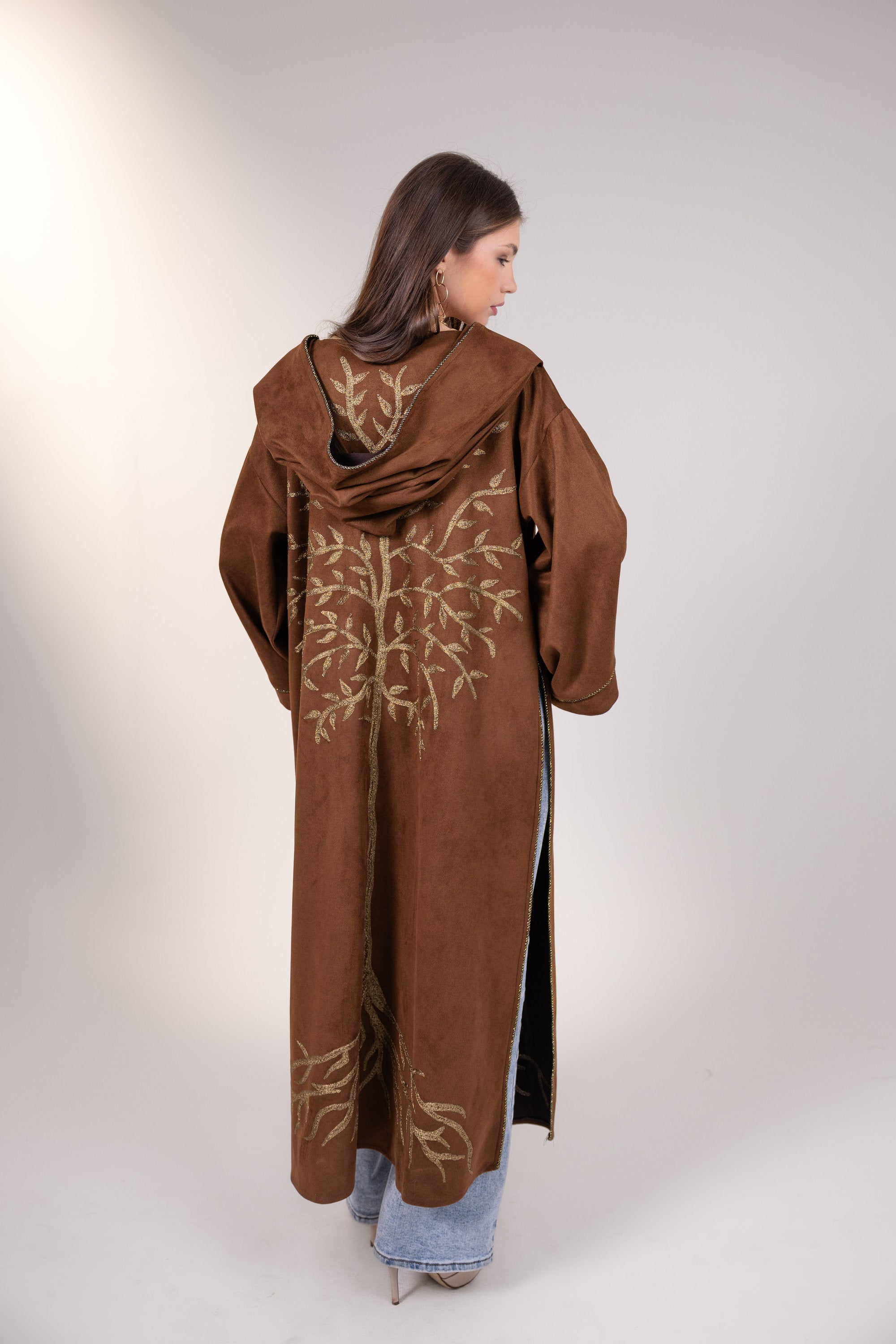 Yassmin Kaftan in Brown