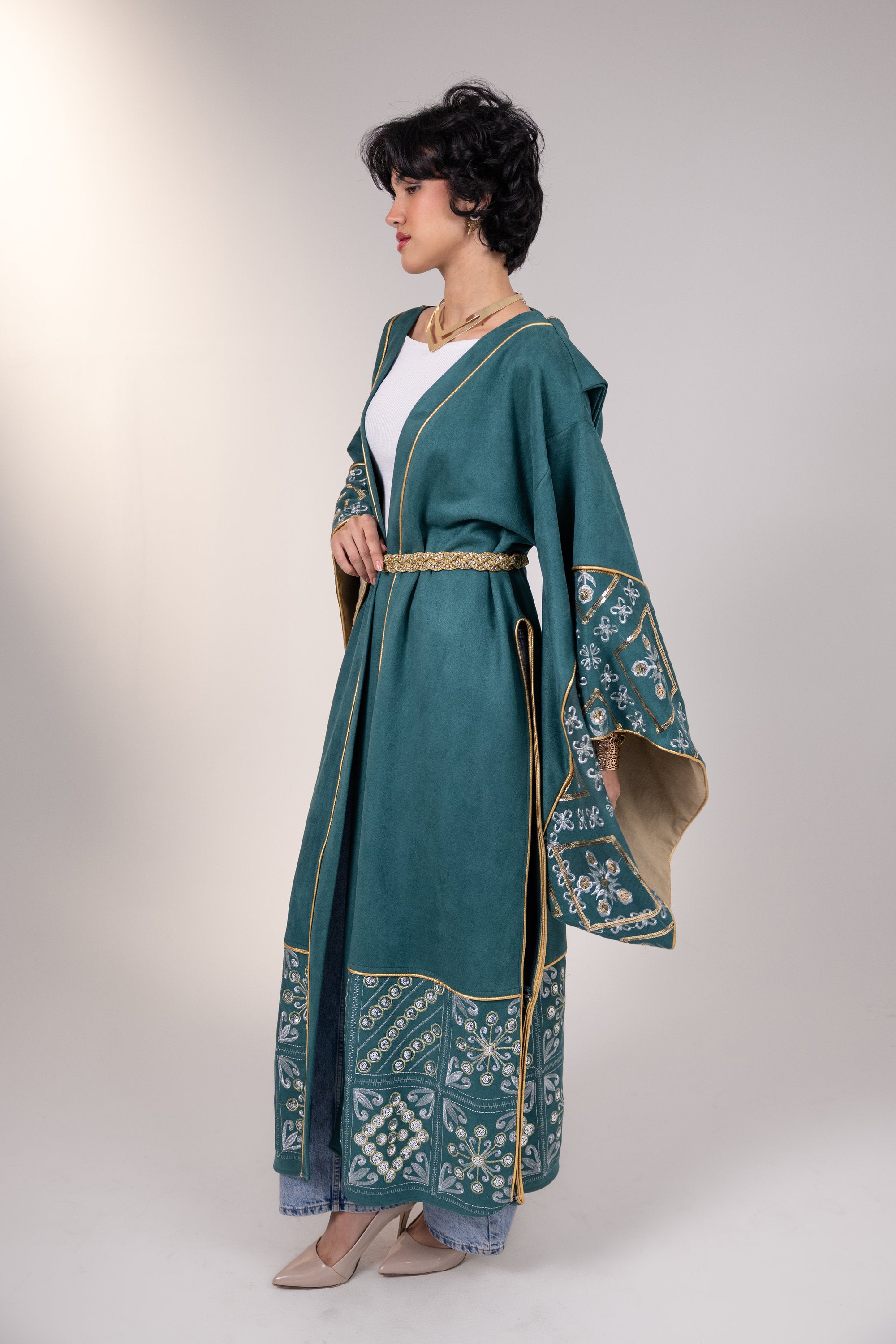 Tahia in Teal