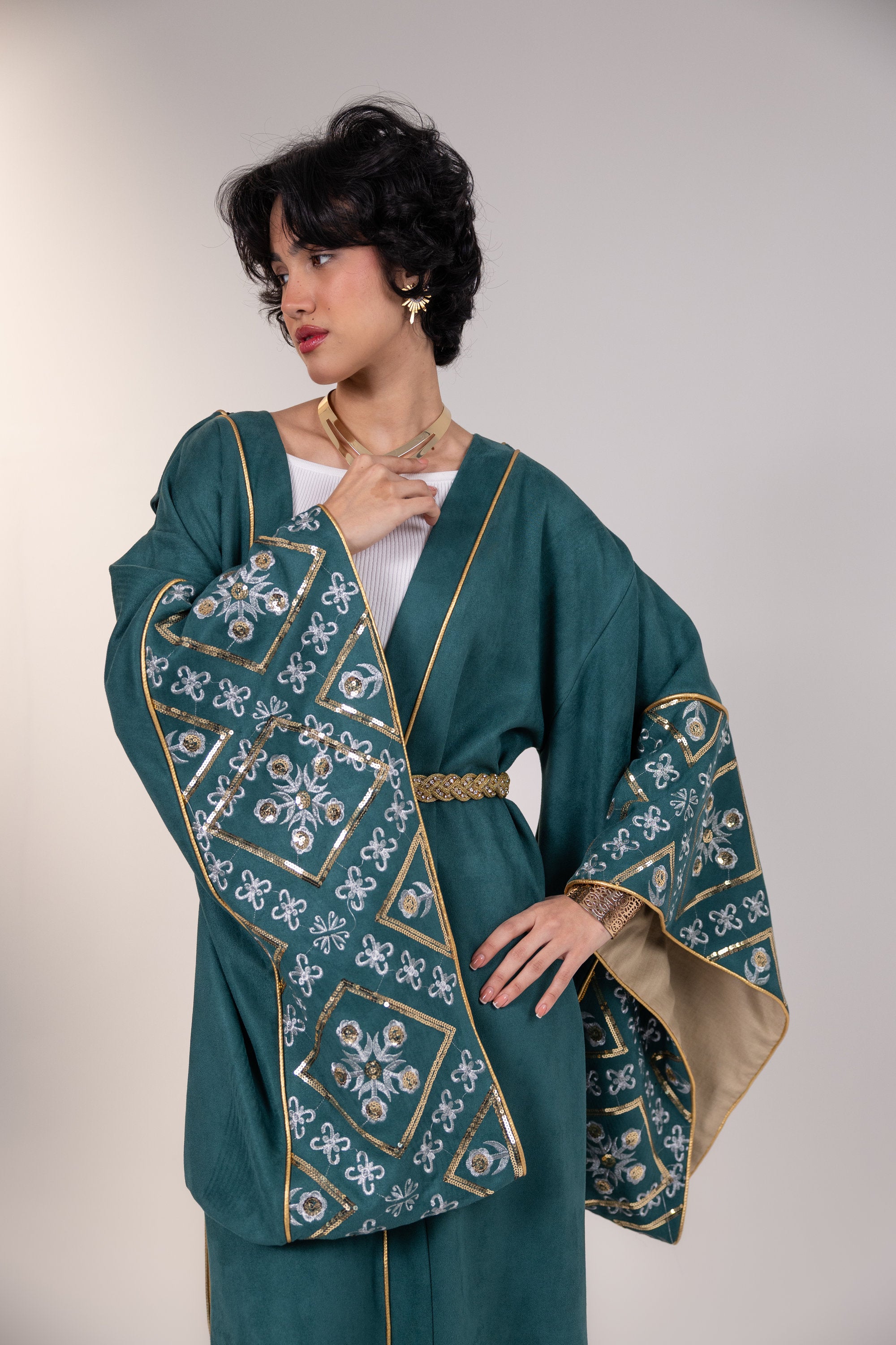 Tahia in Teal