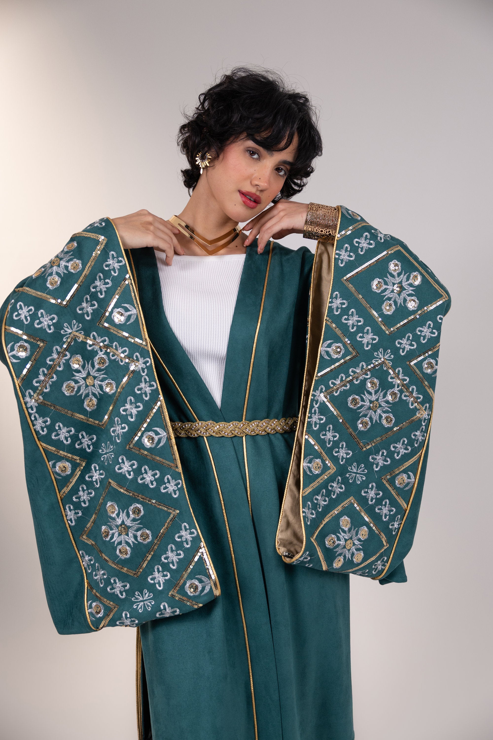 Tahia in Teal