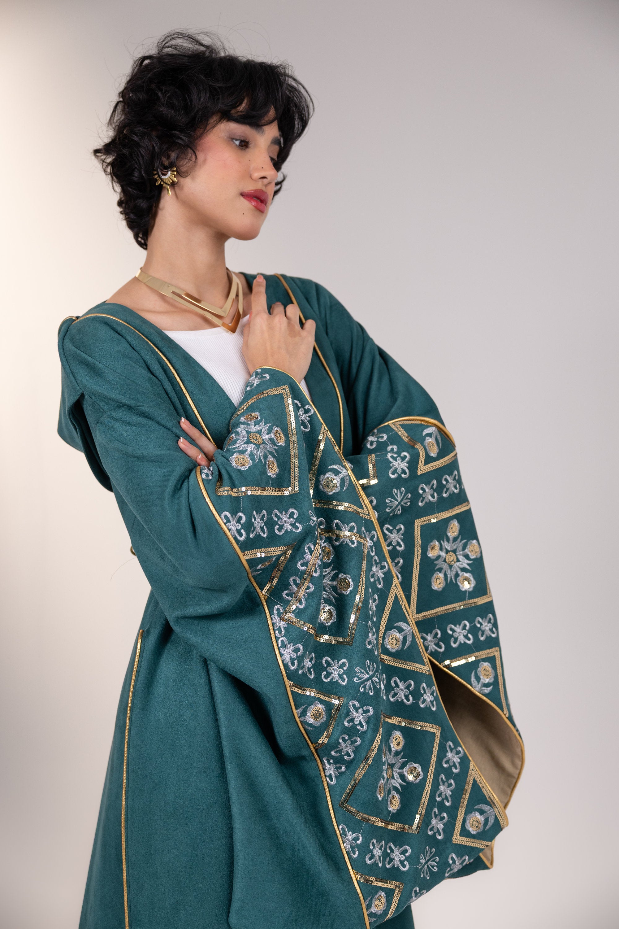 Tahia in Teal