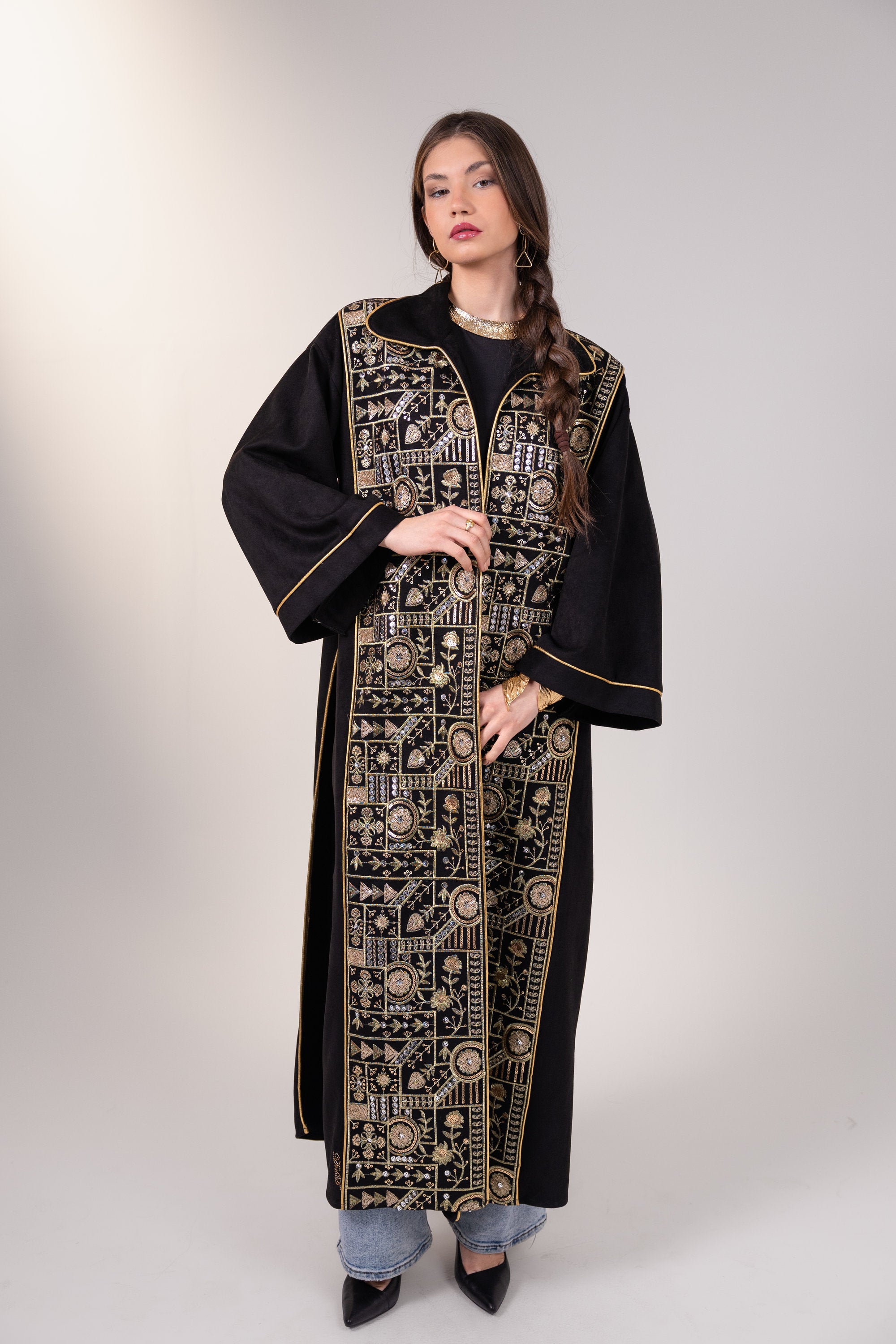 Layla Kaftan in Black