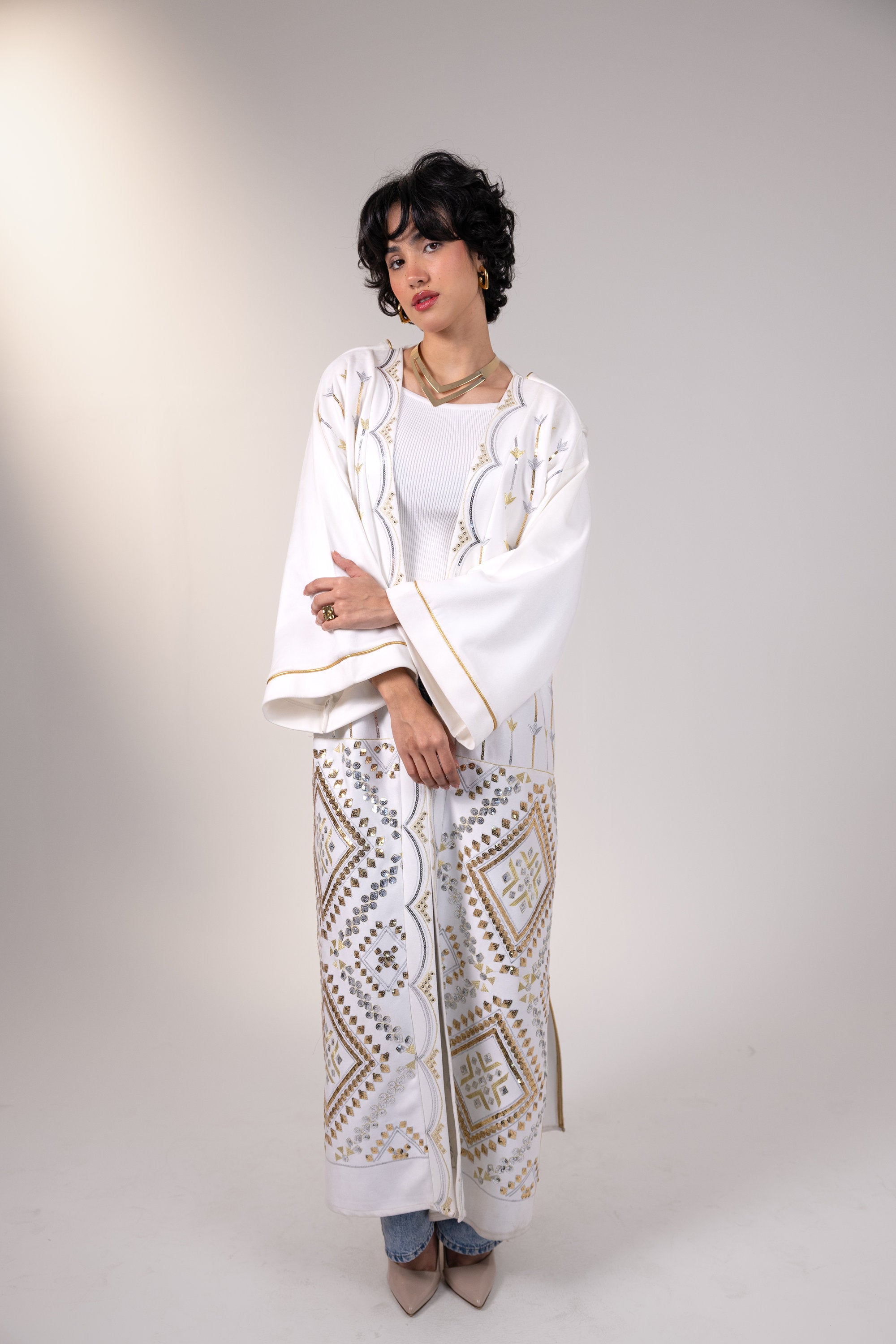 Nadia Kaftan in Off white