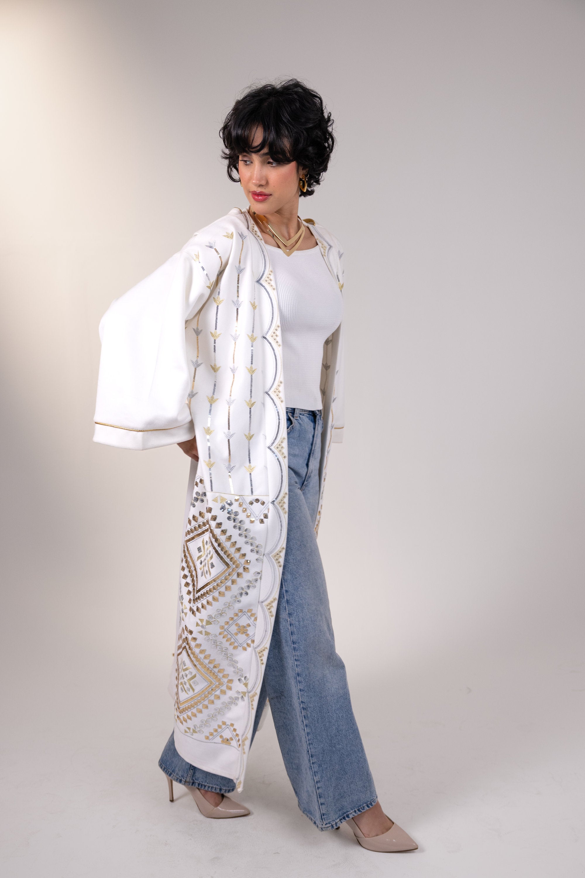 Nadia Kaftan in Off white