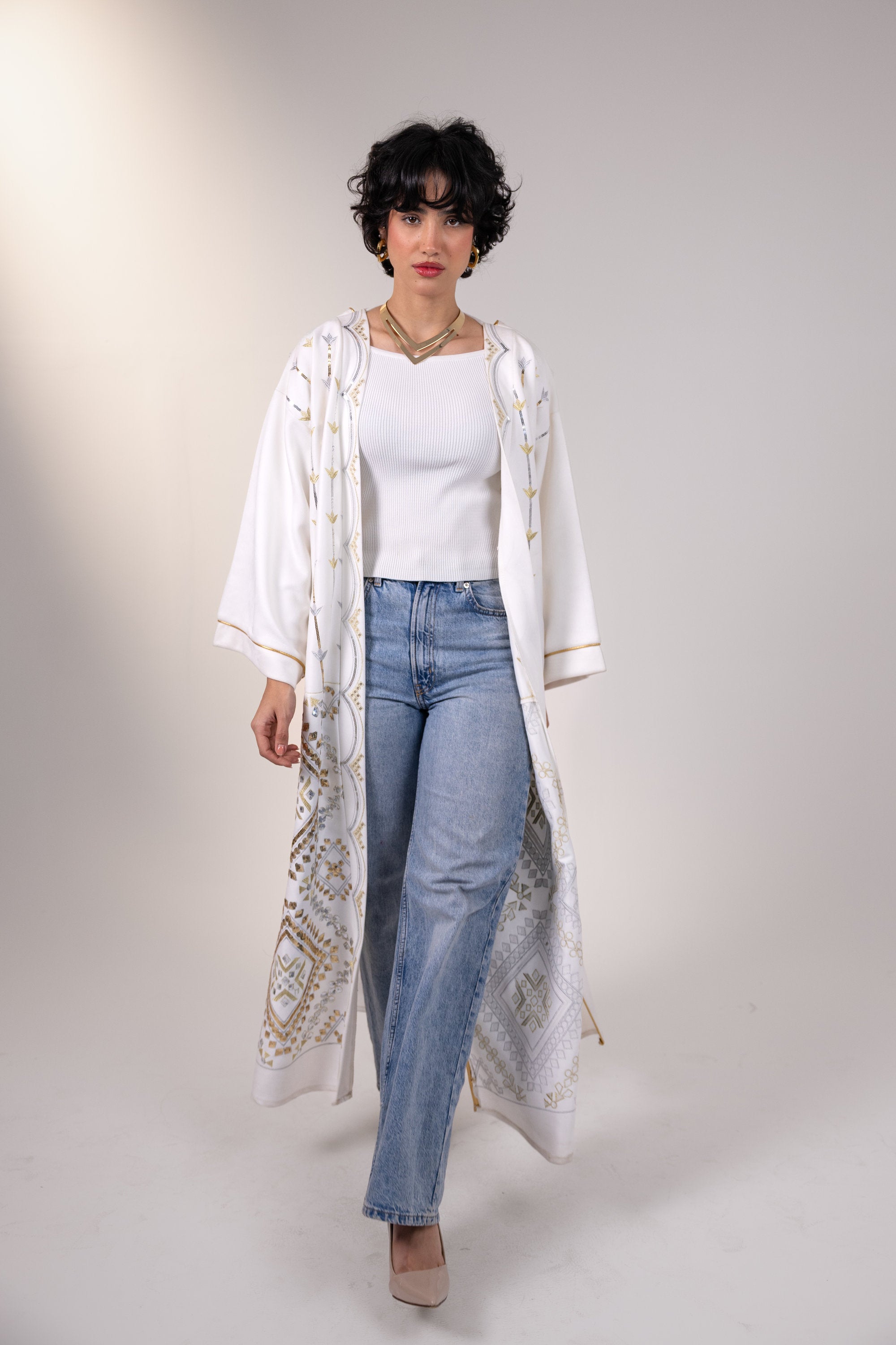 Nadia Kaftan in Off white