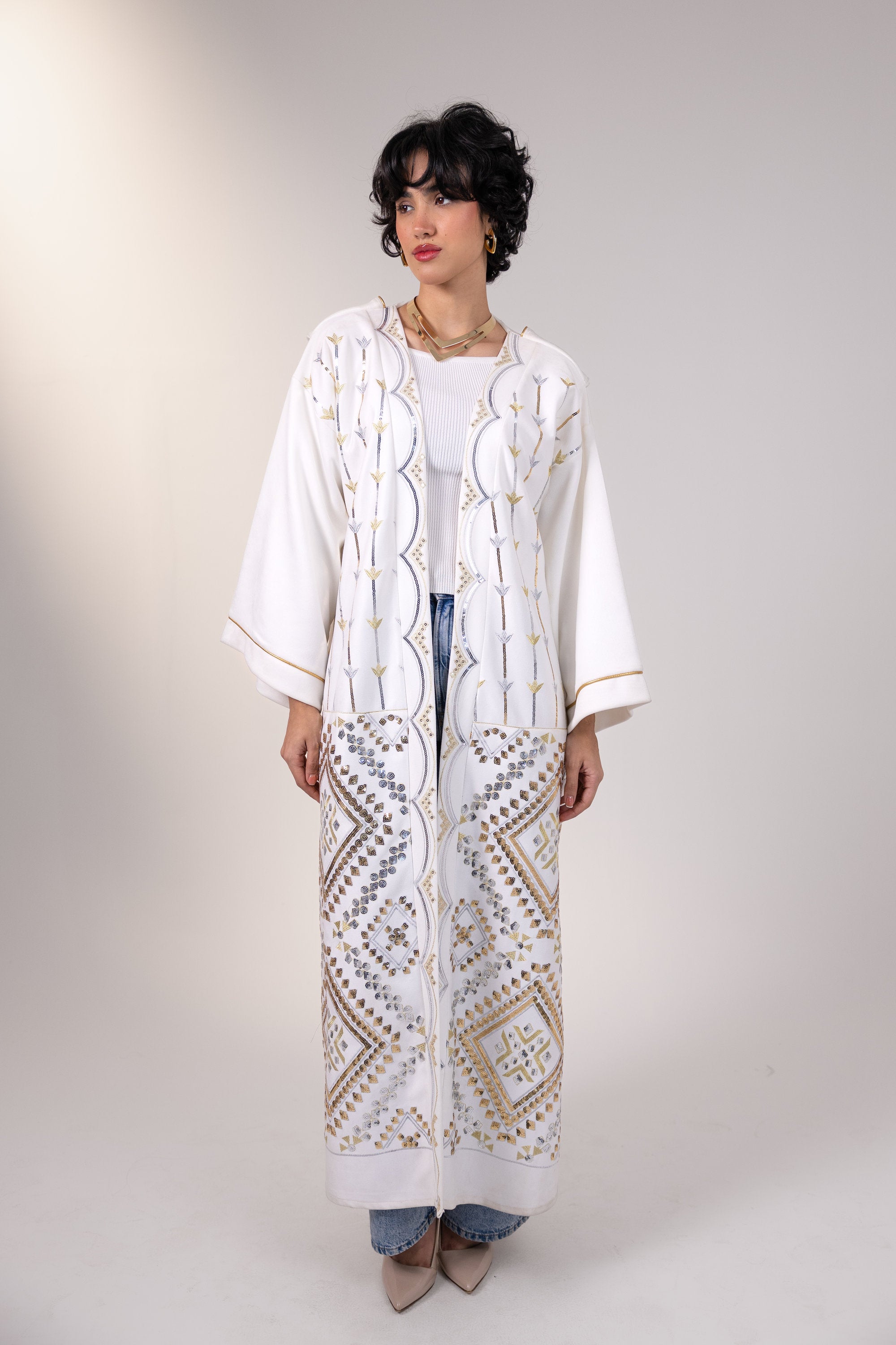 Nadia Kaftan in Off white