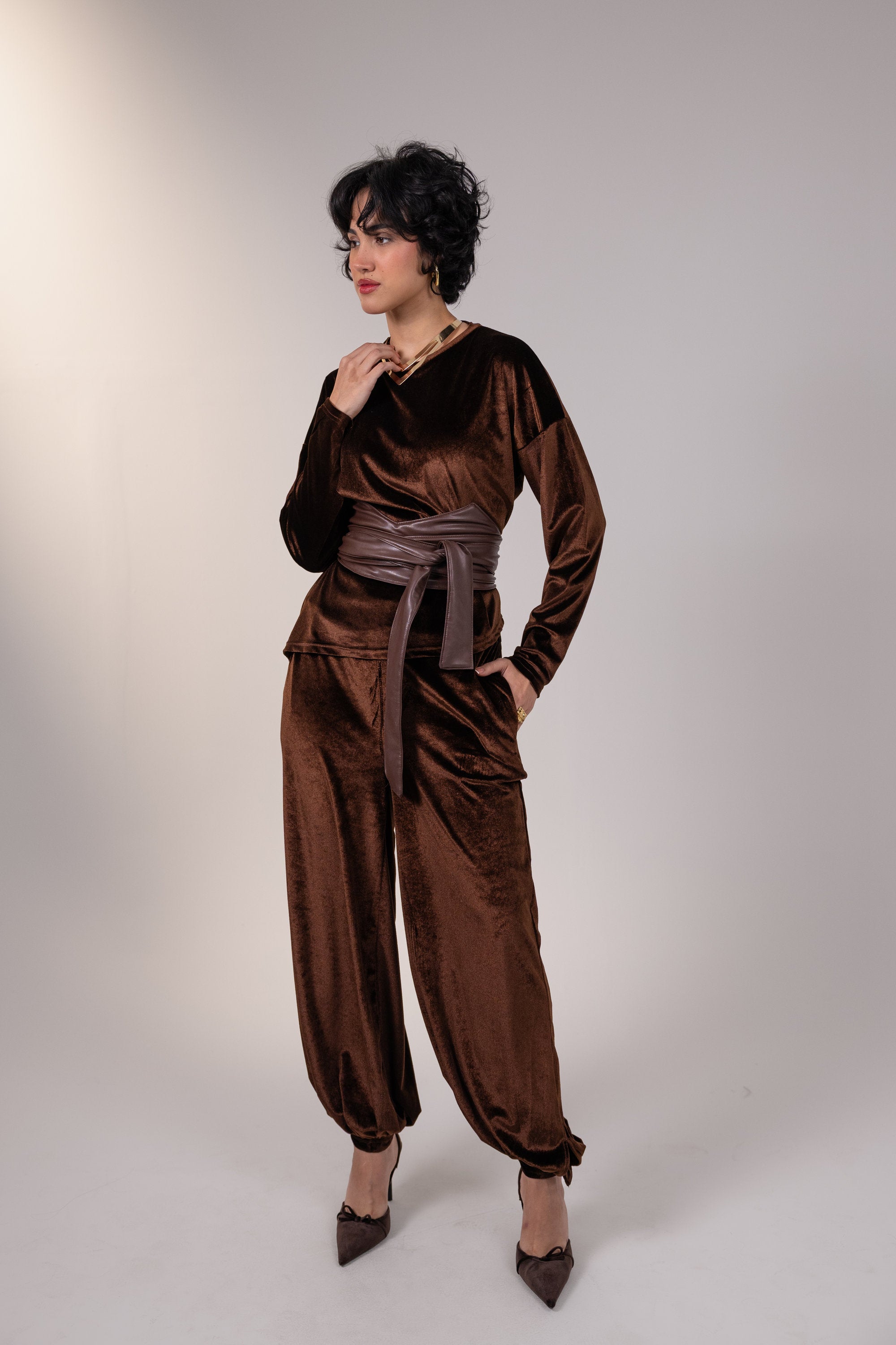 Anisa Basic in Brown