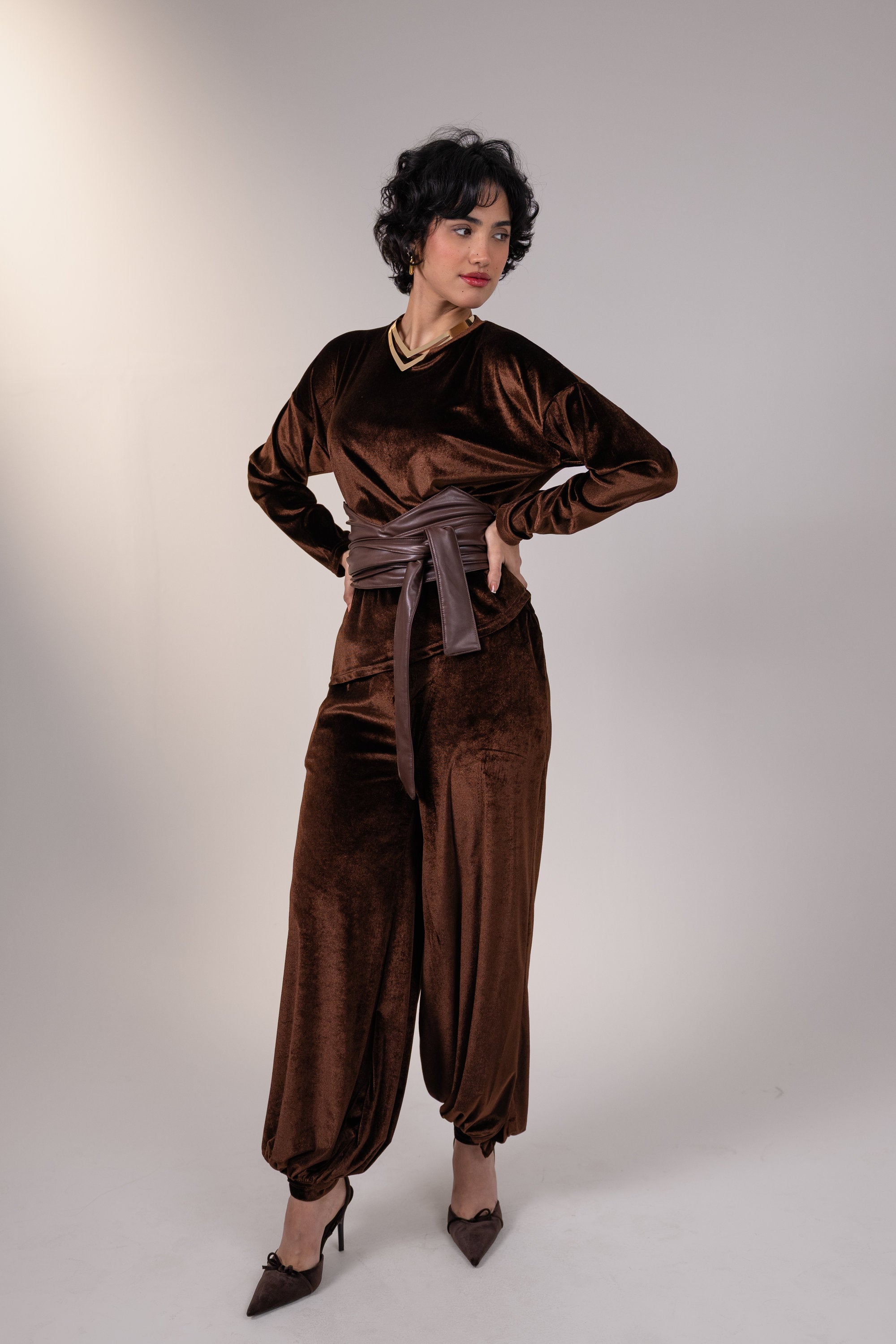 Anisa Basic in Brown