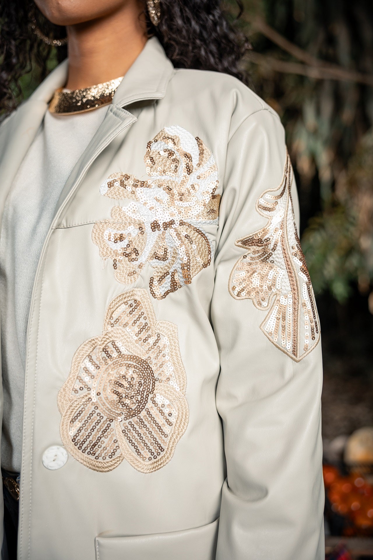 Flora Leather jacket