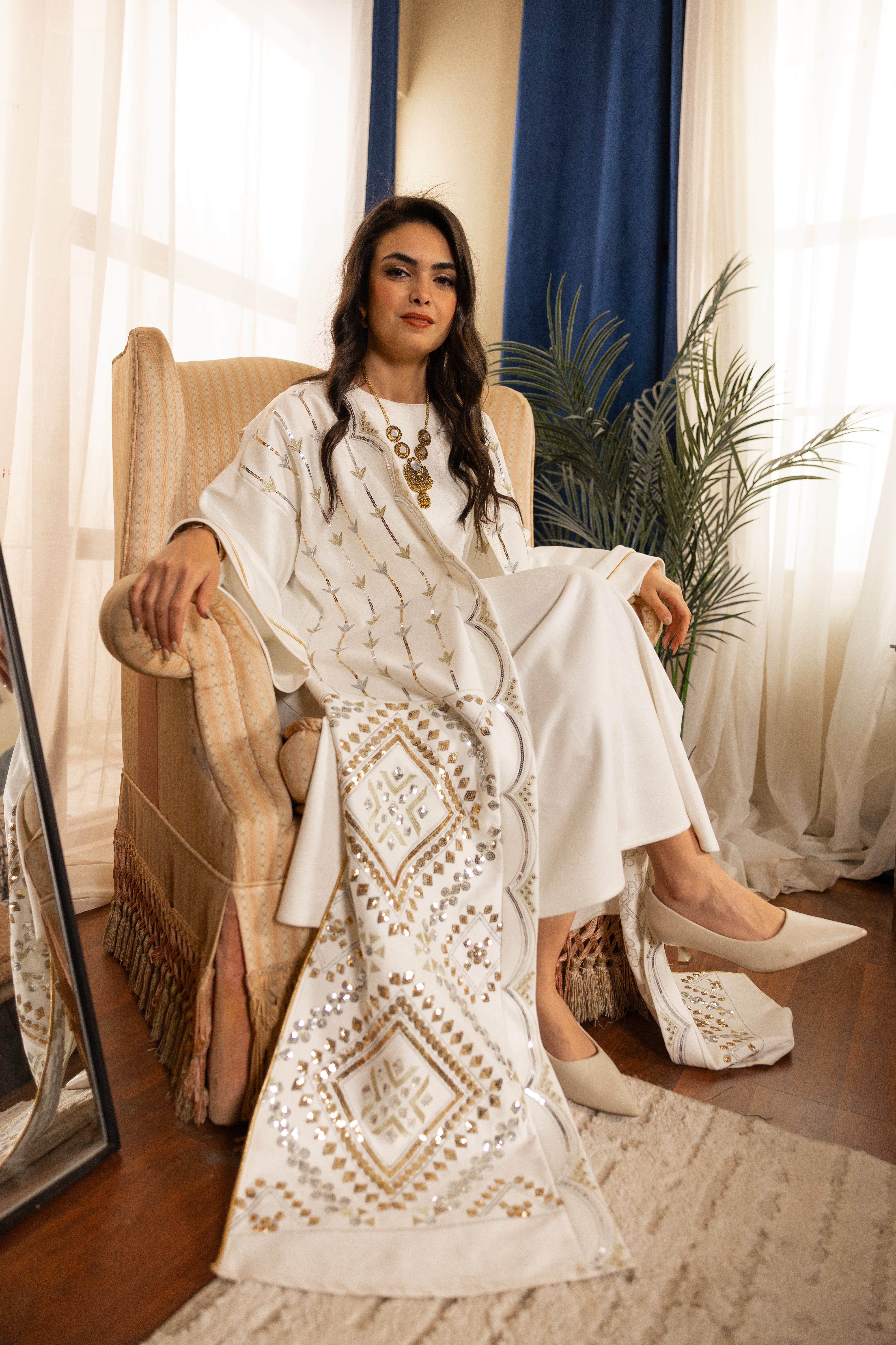 Nadia Kaftan in Off white