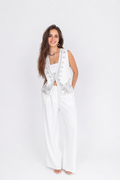 Salt vest in white