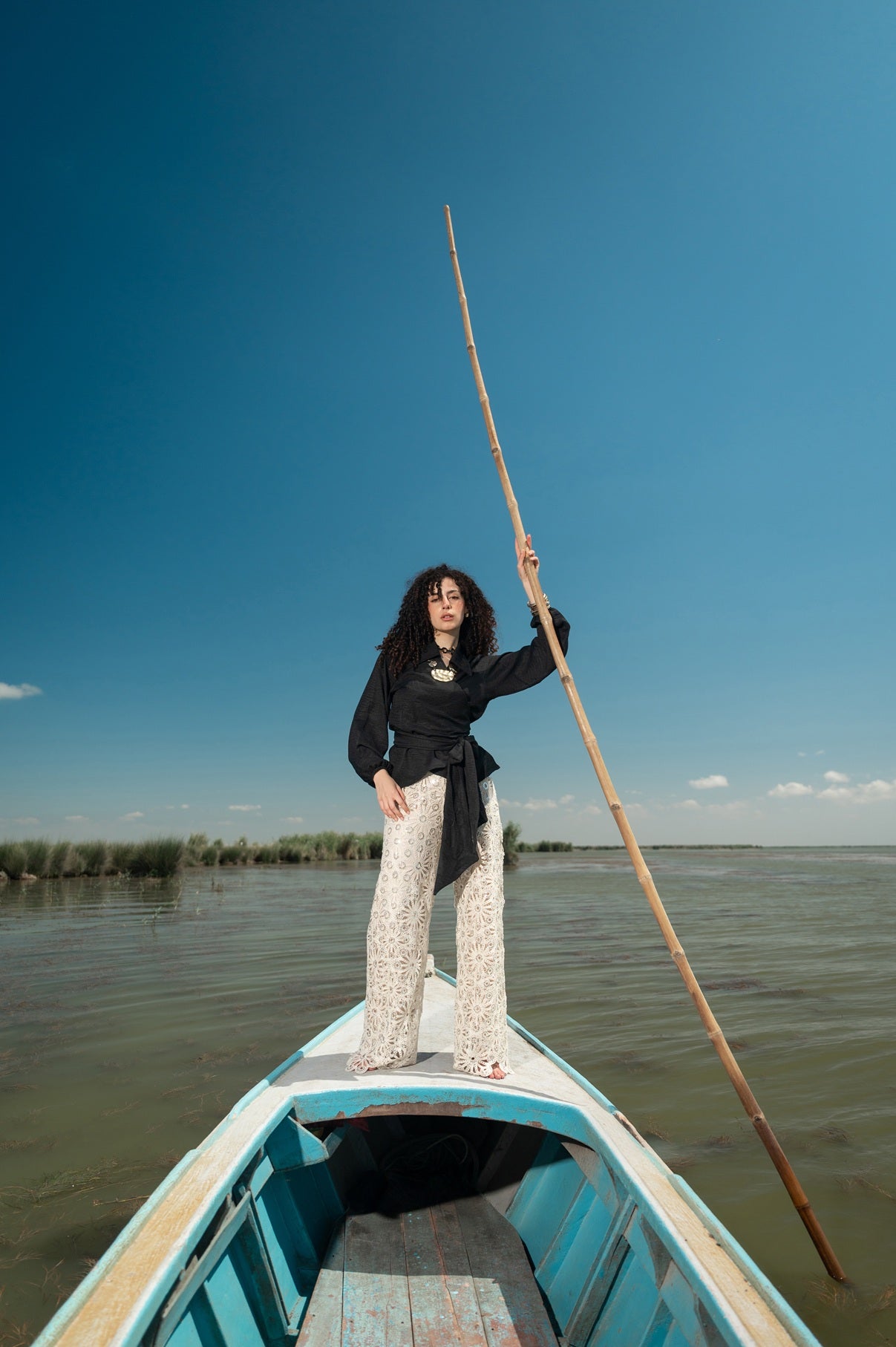 Viola jubayr Embroiderey pants