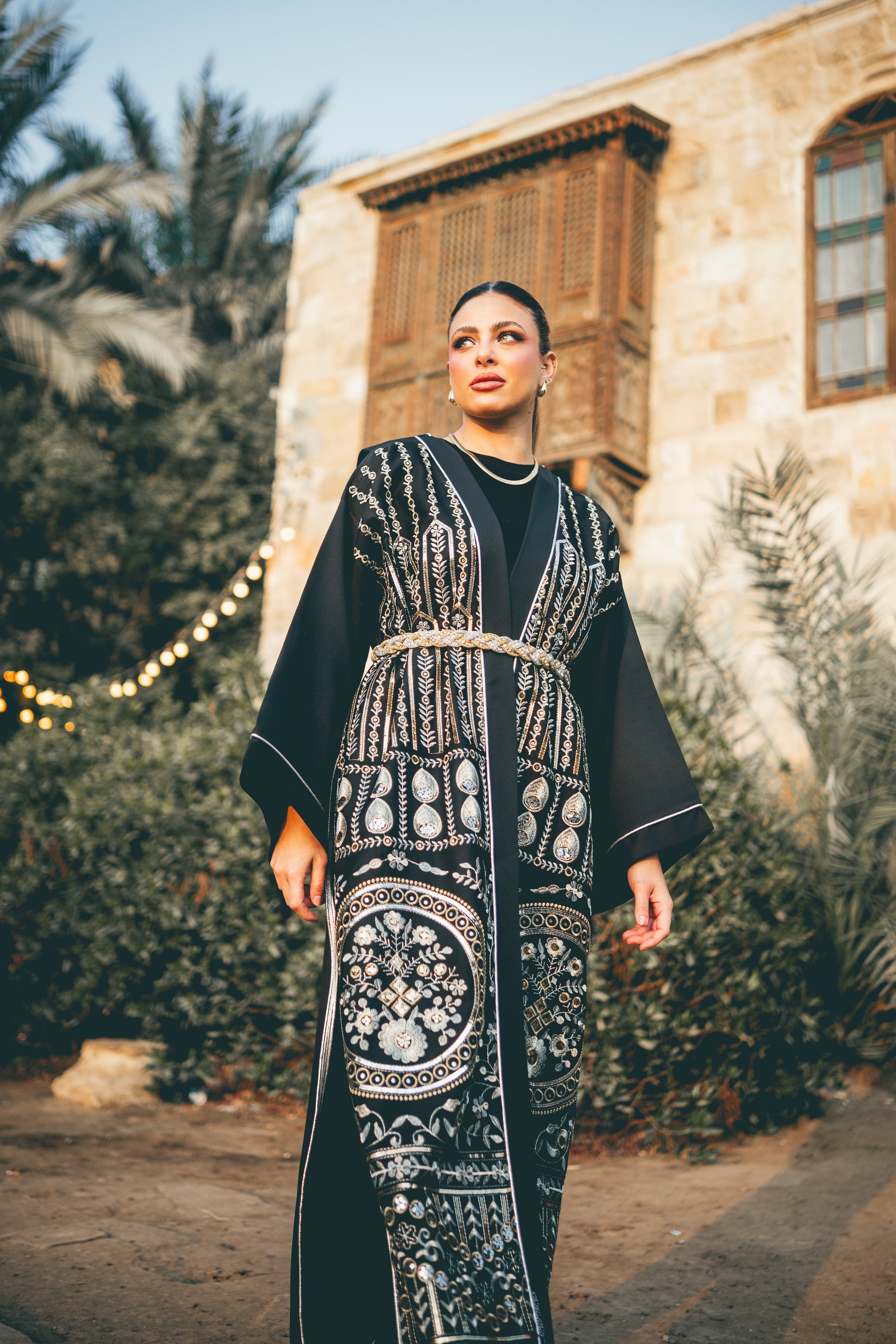 Gawaher Kaftan _ Black