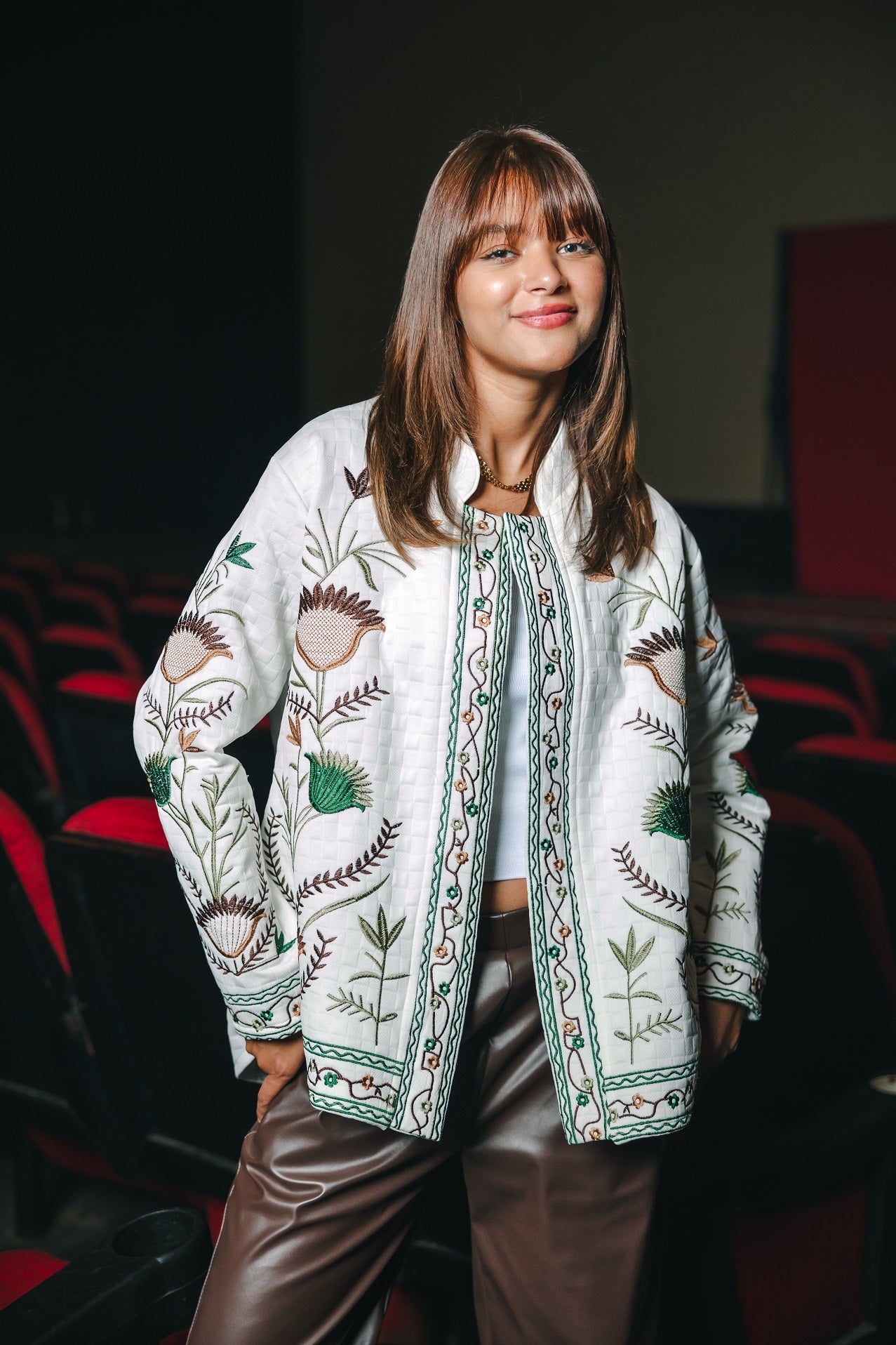 Tia embroidered jacket