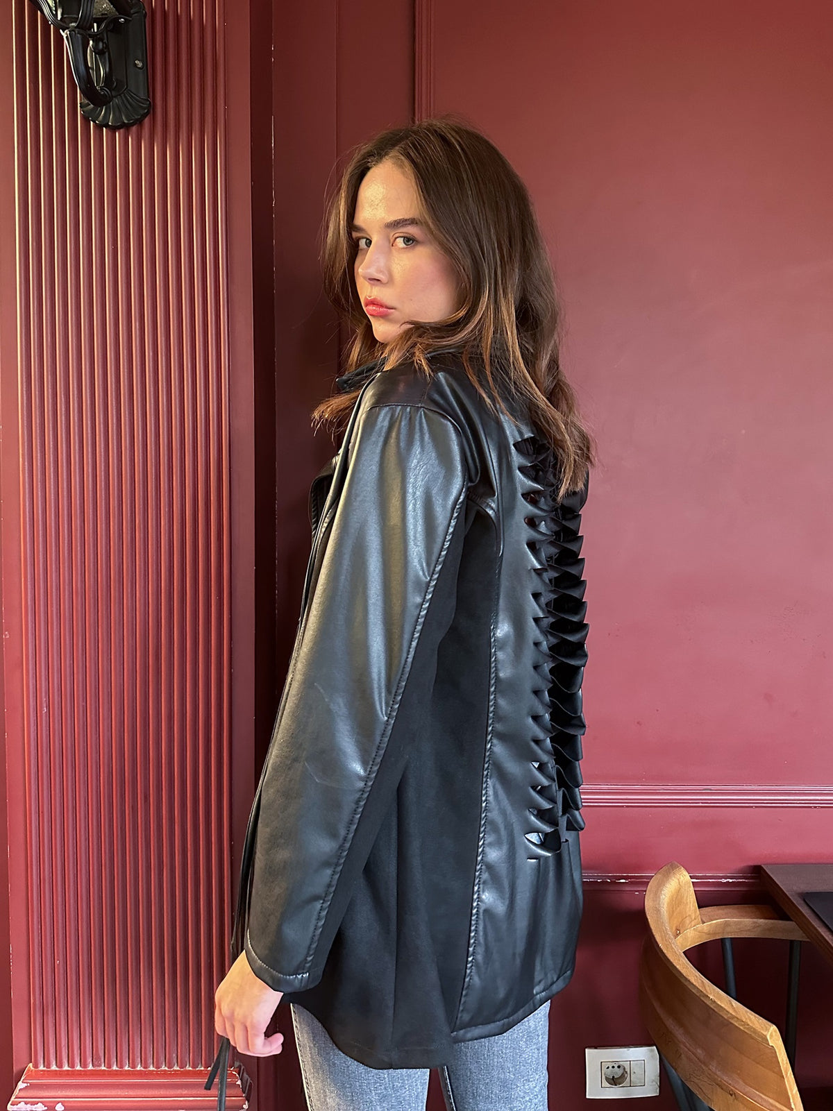 Chloe leather jacket