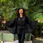Isabella Poncho Black