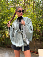 Isabella Poncho Mint